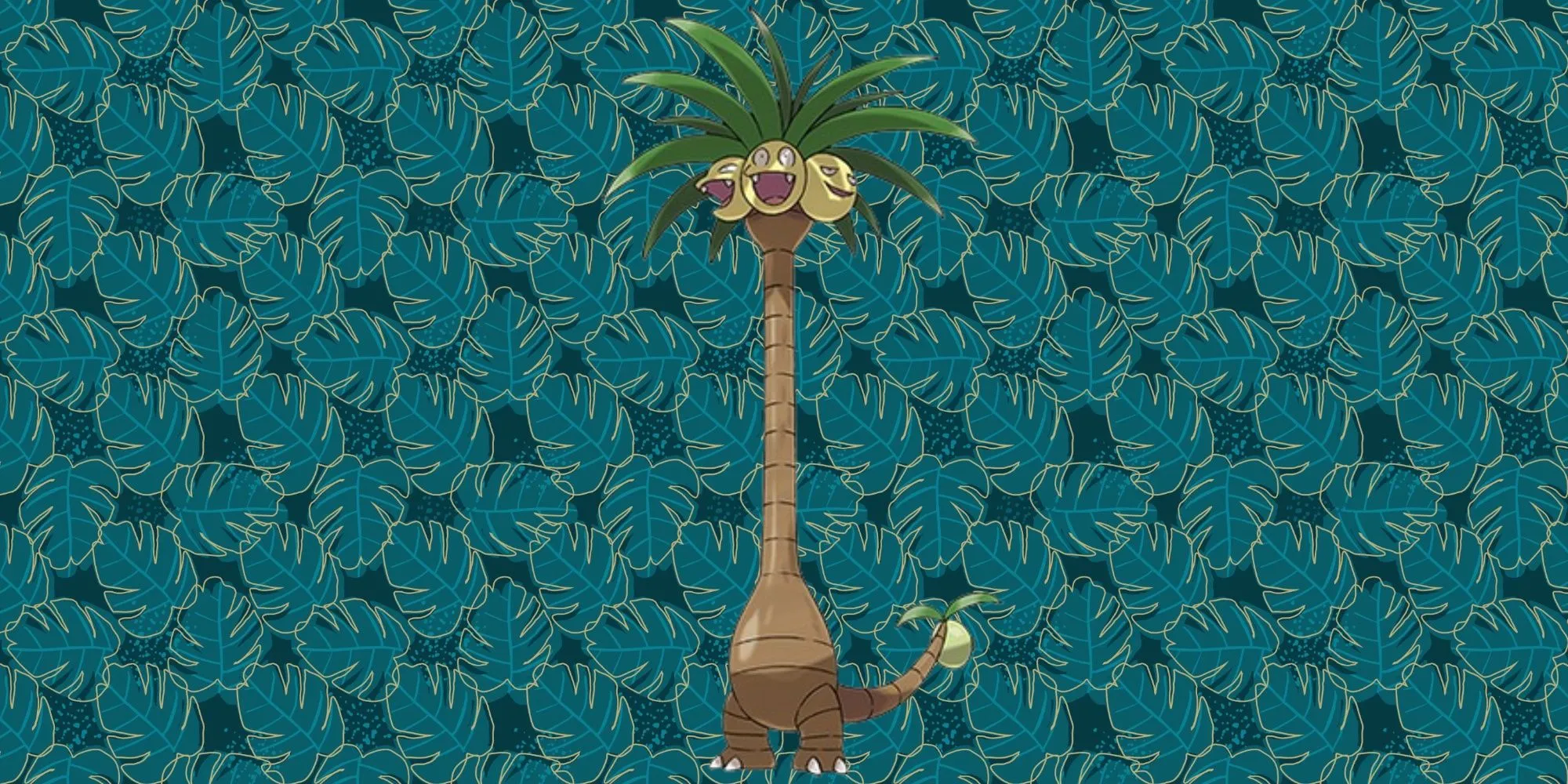Alola Exeggutor hệ Cỏ/Rồng với chiếc cổ siêu dài