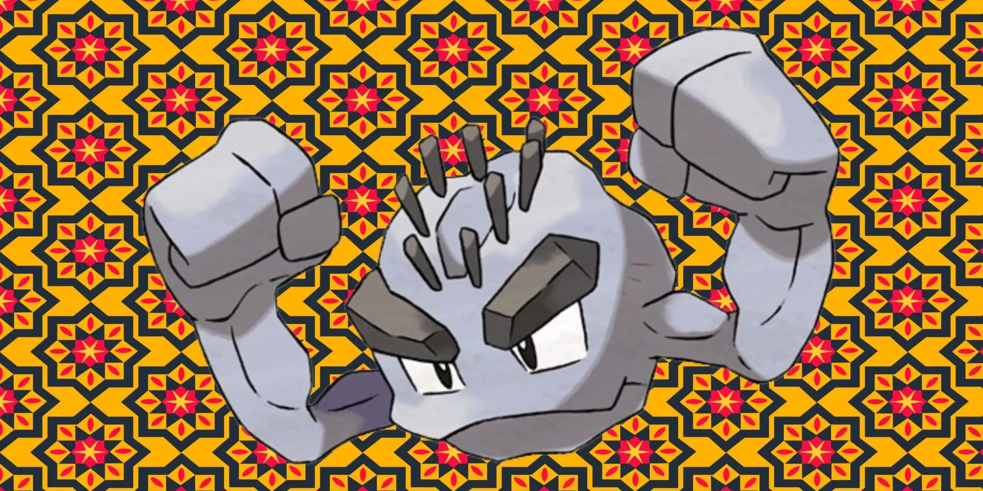 Alola Geodude hệ Đá/Điện với lông mày kim loại