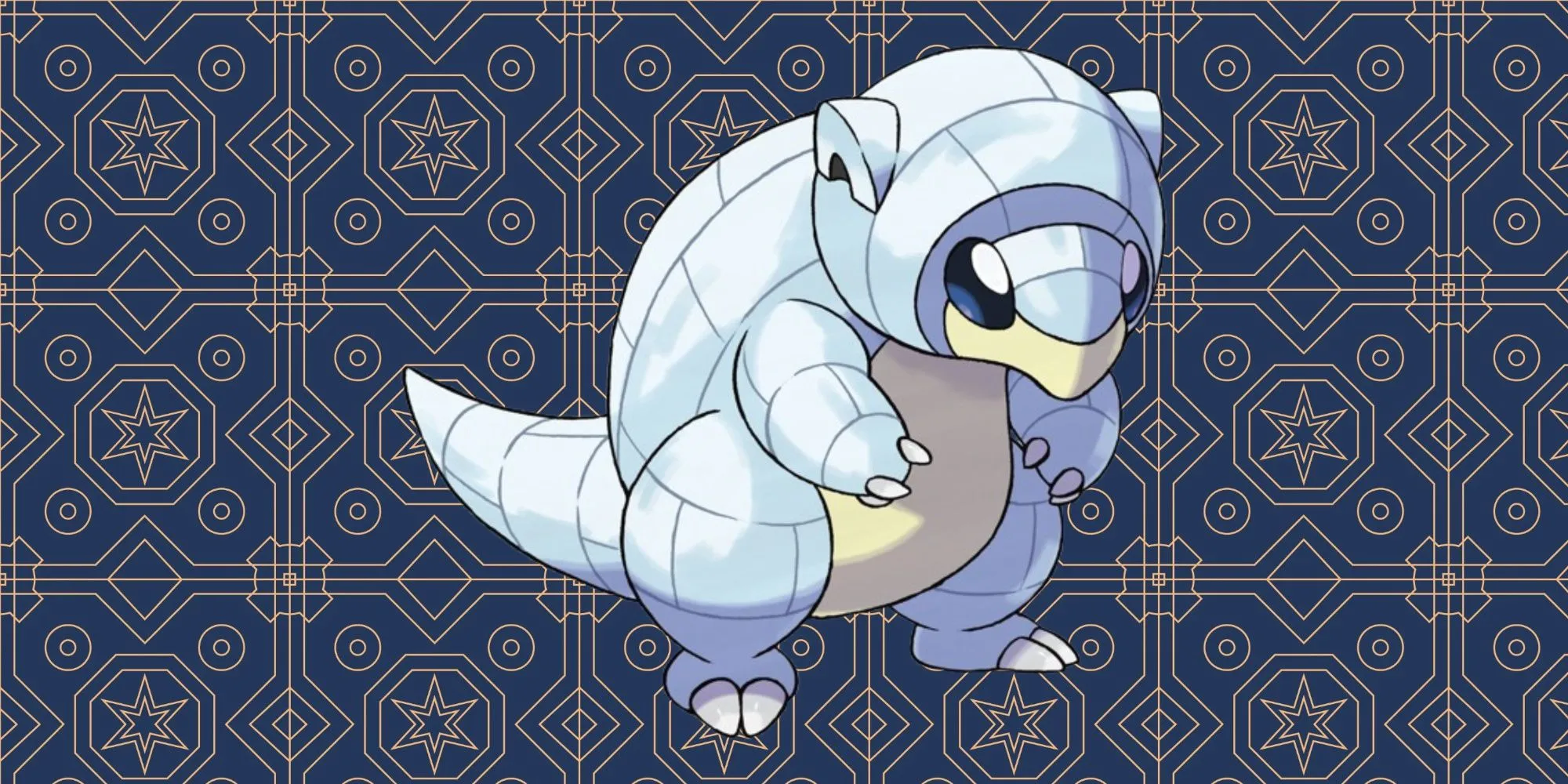 Alola Sandshrew hệ Băng/Thép cuộn tròn