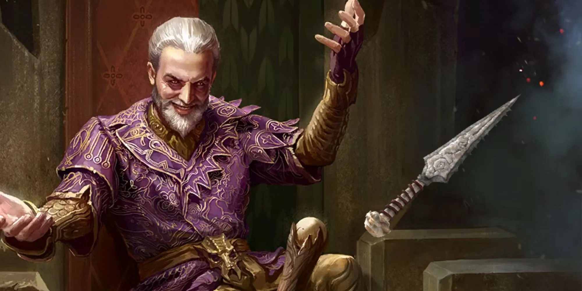 Artwork chính thức của The Elder Scrolls IV: Oblivion thể hiện thế giới Cyrodiil đầy màu sắc và các nhân vật đặc trưng