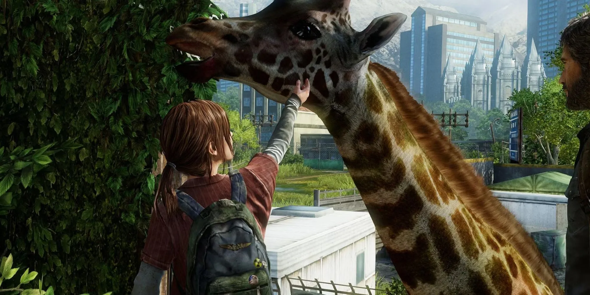 Cảnh tượng đáng nhớ với hươu cao cổ trong thế giới hậu tận thế của The Last of Us