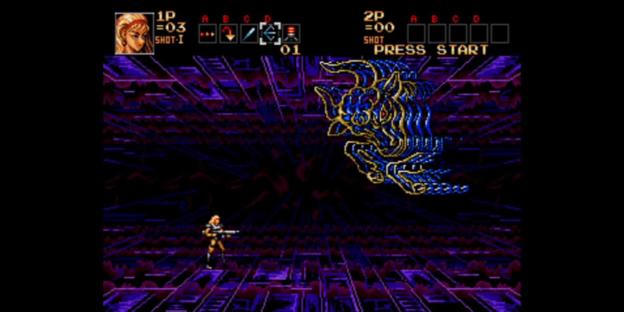 Contra Hard Corps trên Sega Genesis với độ khó tàn bạo