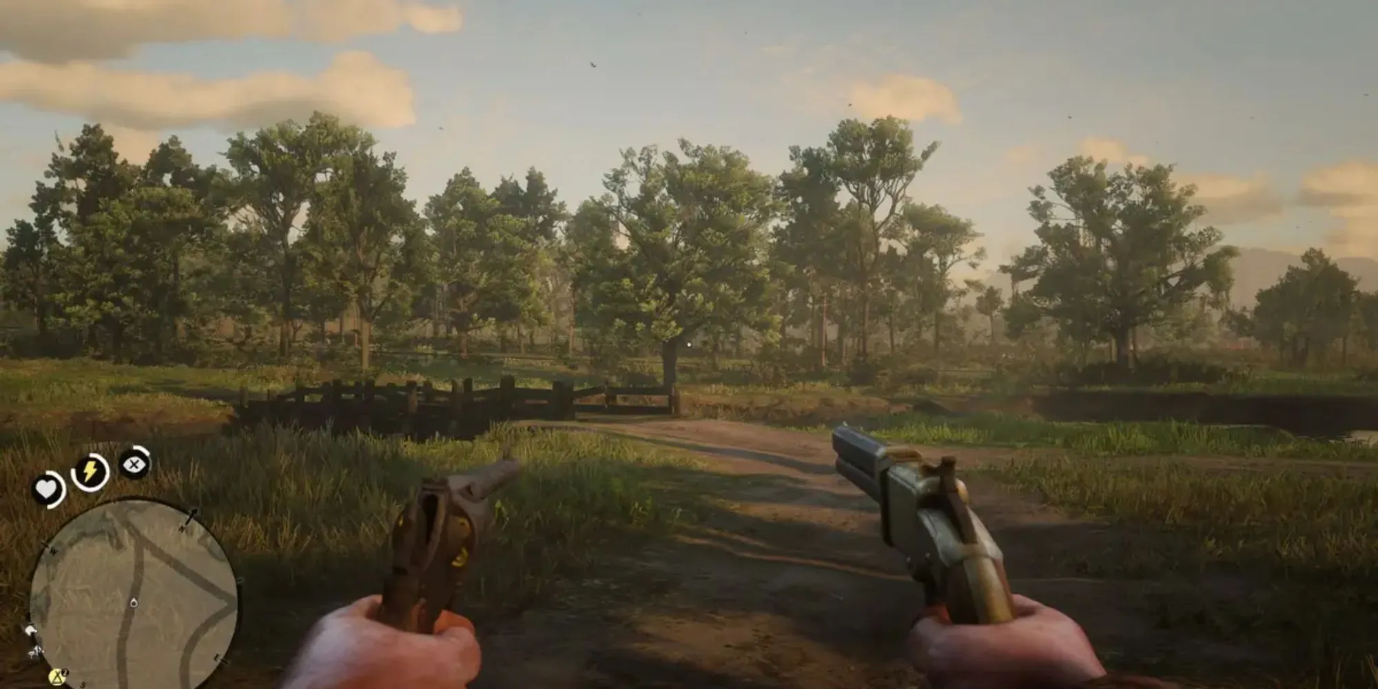 8 Cách Chơi Lại Red Dead Redemption 2 Khác Biệt Và Hấp Dẫn Hơn 1 Góc nhìn thứ nhất trong Red Dead Redemption 2 từ đôi mắt Arthur Morgan