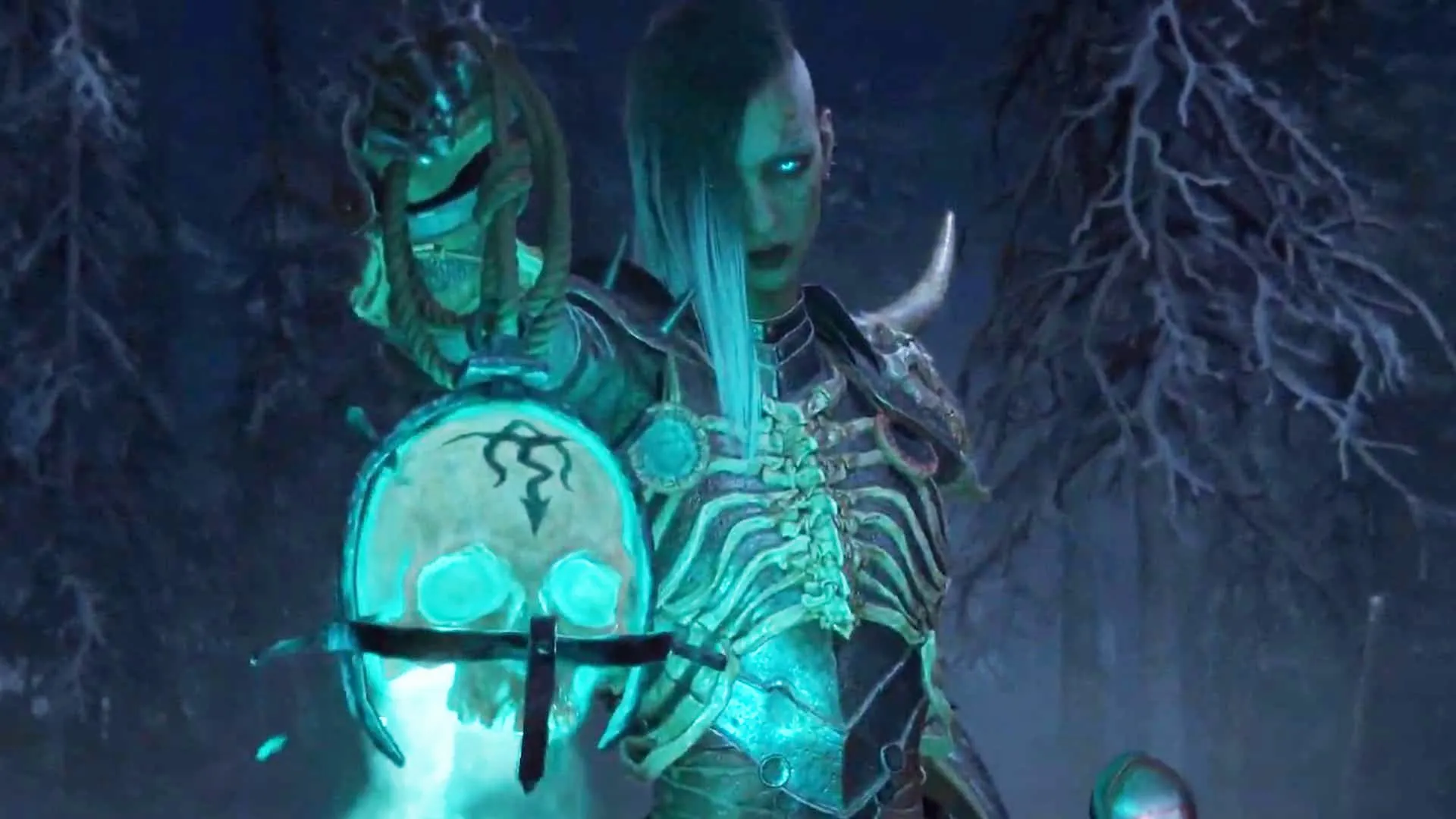 Diablo IV Gây Sốc: Hợp Tác Cùng Manga Berserk Huyền Thoại 1 Hình ảnh Necromancer Diablo 4 cầm lồng đèn trong trailer, minh họa cho sự kiện hợp tác với Berserk