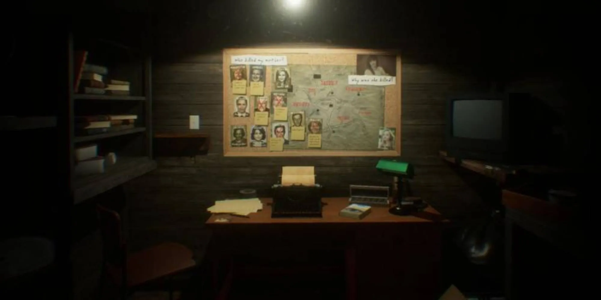 Khung cảnh thị trấn Painscreek bí ẩn trong game The Painscreek Killings