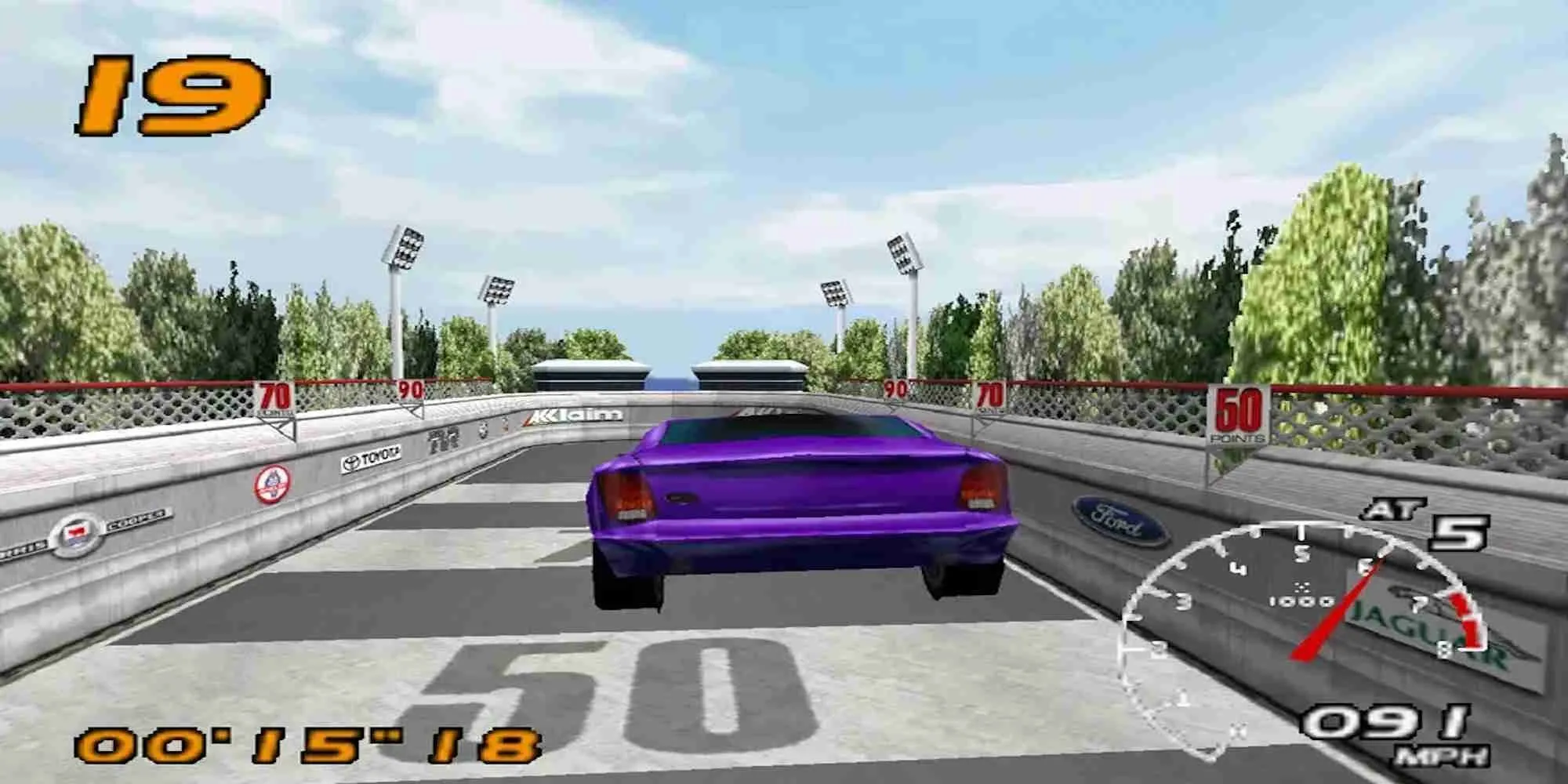 Mẫu xe thể thao trong game đua xe Vanishing Point trên PS1