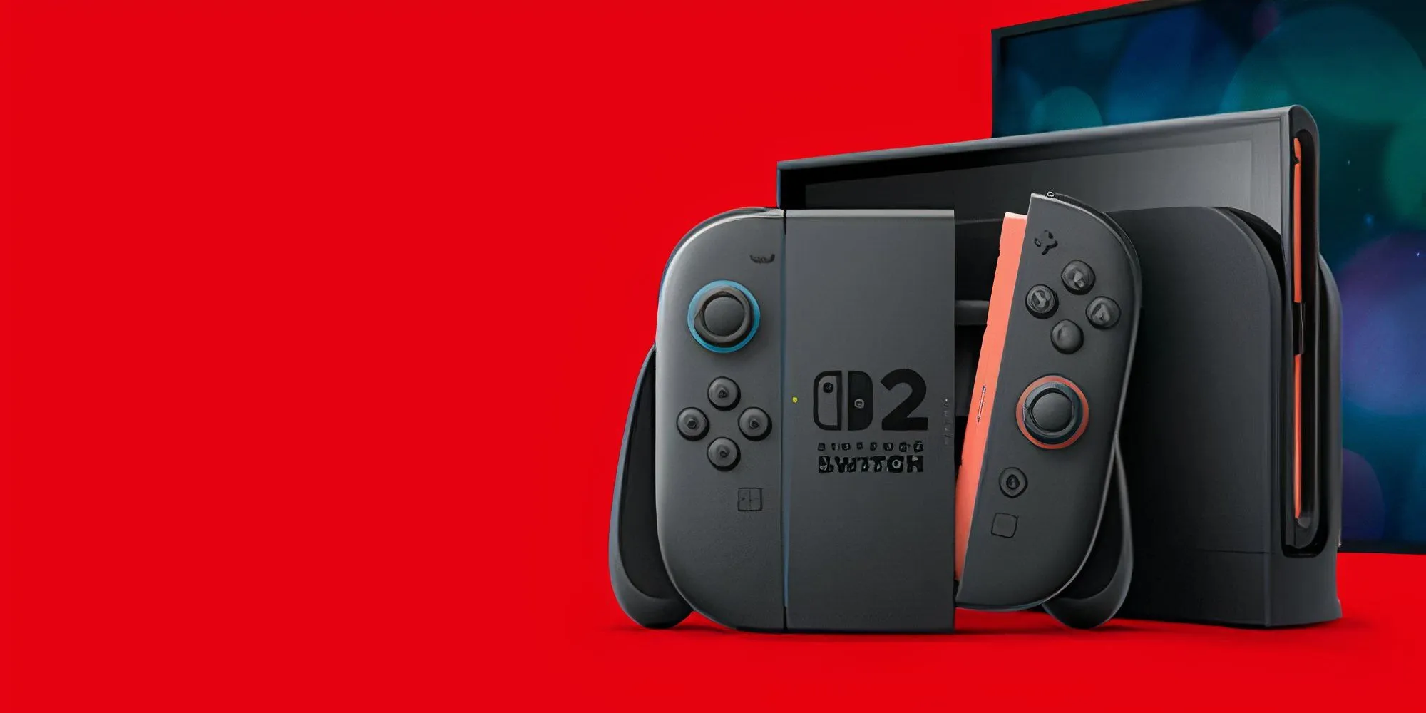 Máy chơi game Nintendo Switch 2 với màu đỏ