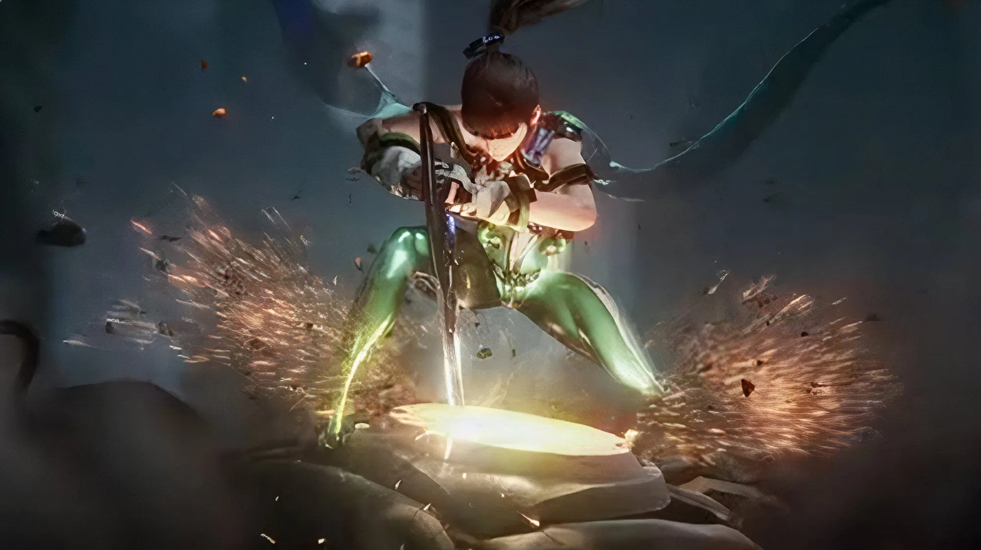 Nhân vật Eve từ Stellar Blade và các nhân vật từ Goddess of Victory: Nikke trong sự kiện crossover
