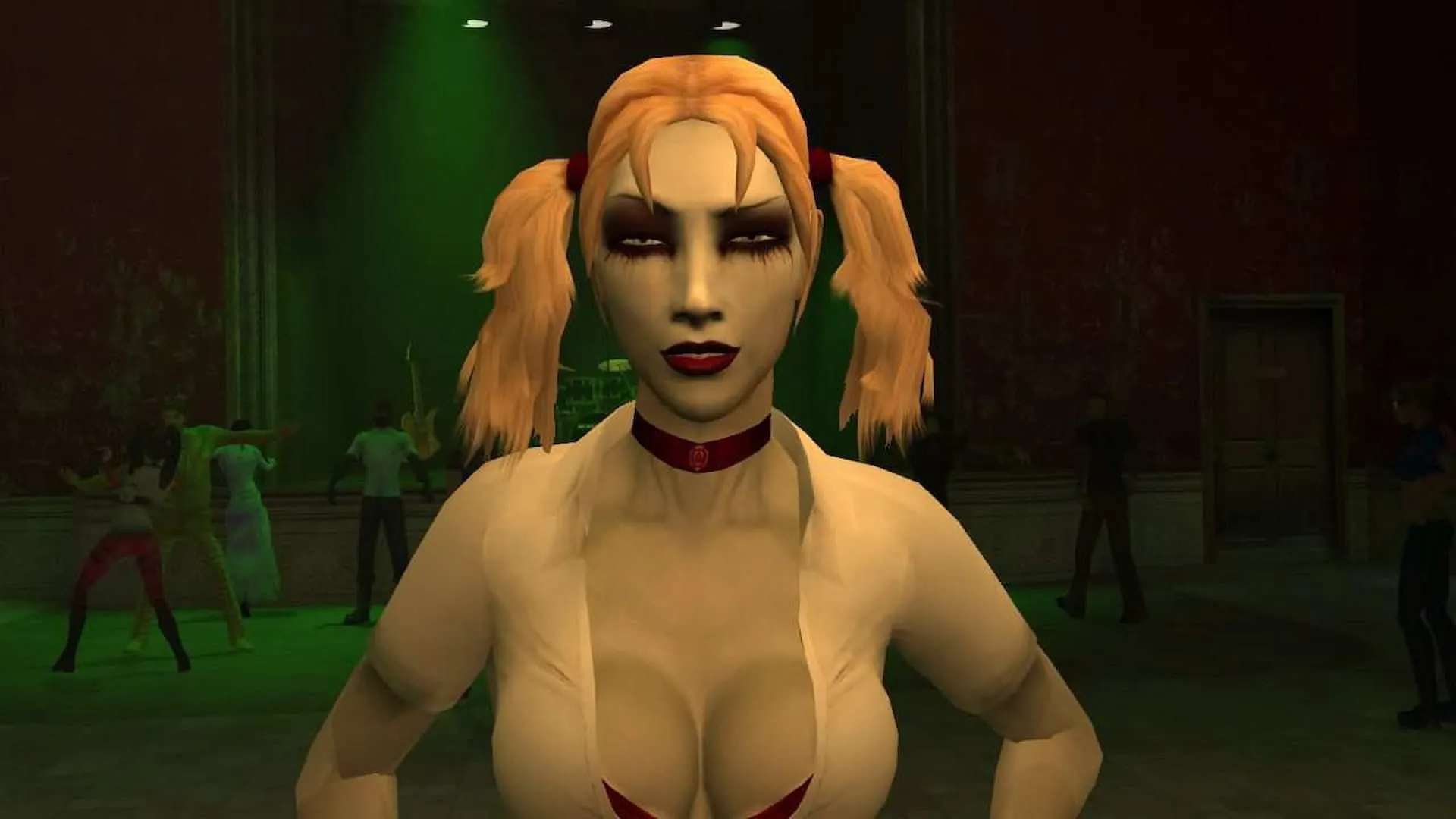 Chế Độ Multiplayer "CounterBite" Đã Bị Loại Bỏ Của Vampire: The Masquerade Bloodlines Hé Lộ Chi Tiết 1 Nhân vật Jeanette Malkavian trong game Vampire The Masquerade Bloodlines