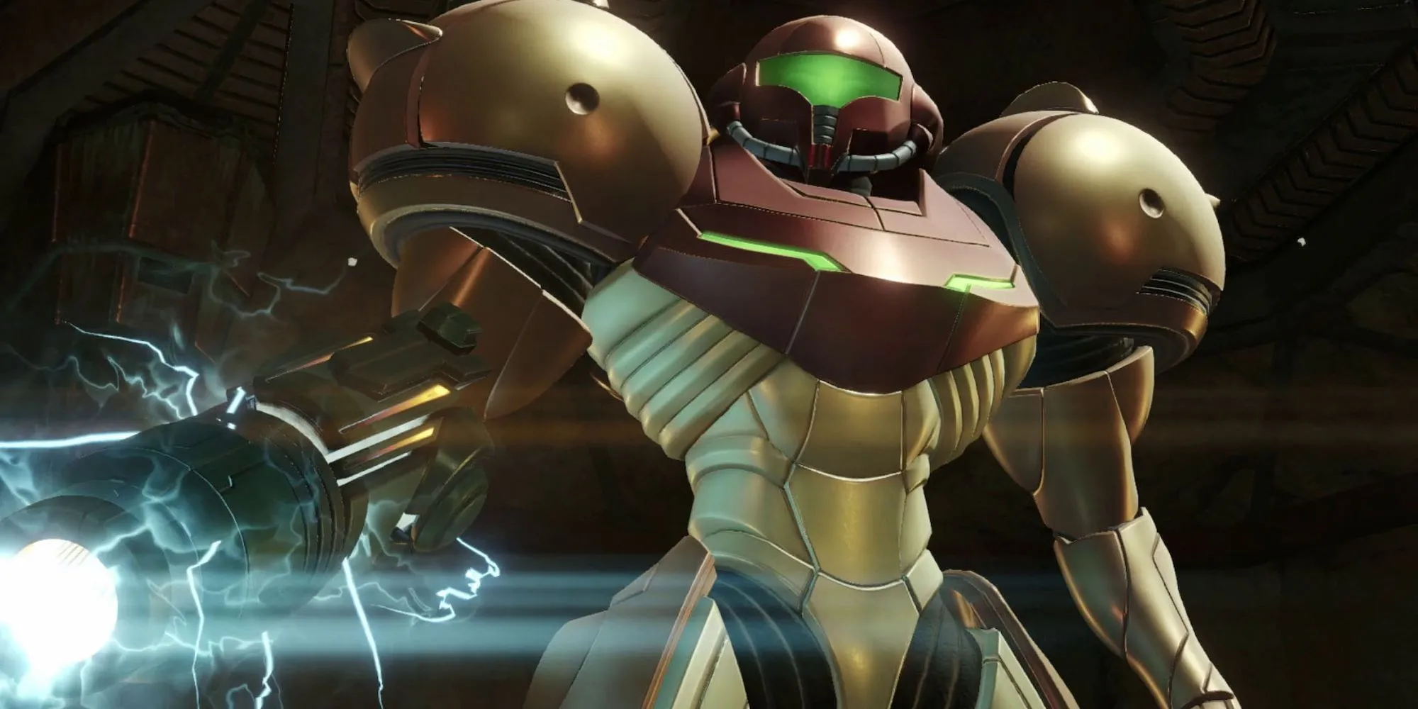 Samus Aran trong Metroid Prime Remastered đối mặt với kẻ thù trên hành tinh Tallon IV