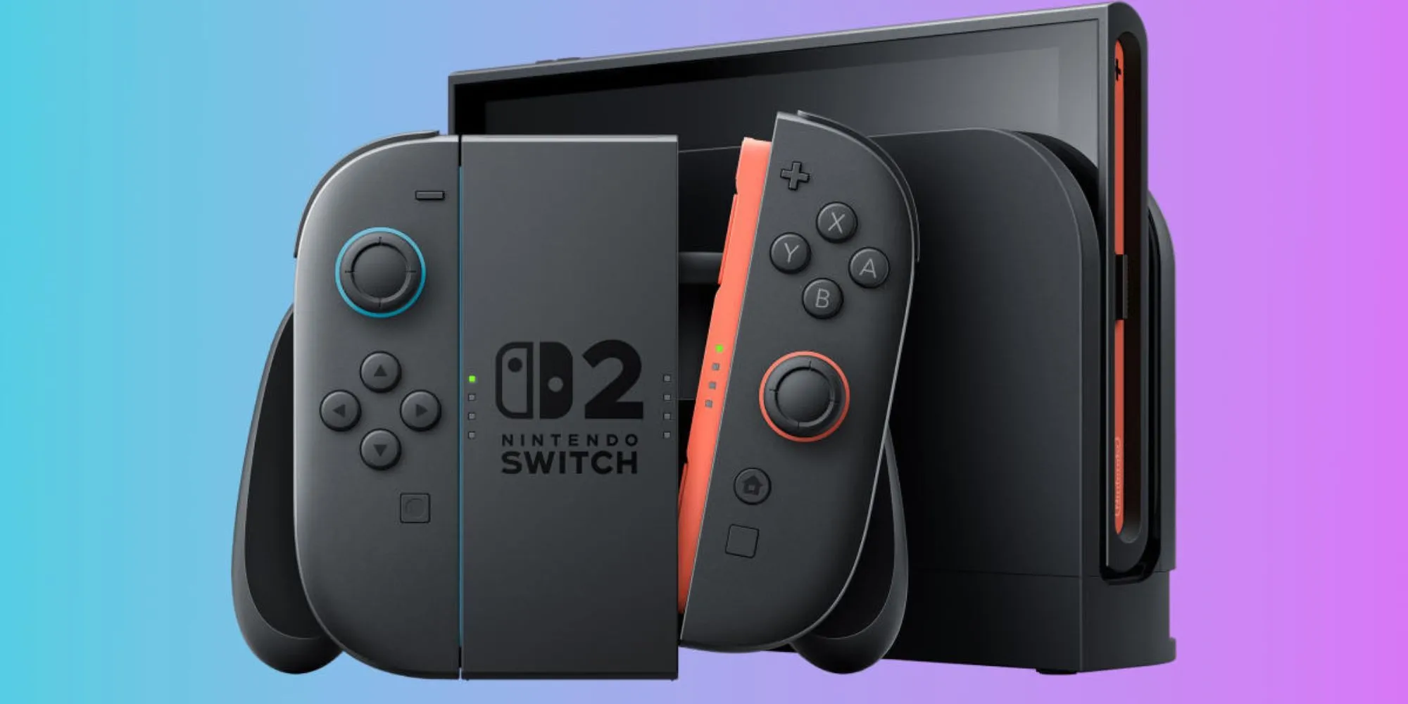 Tay cầm Joy-Con và thân máy Nintendo Switch 2