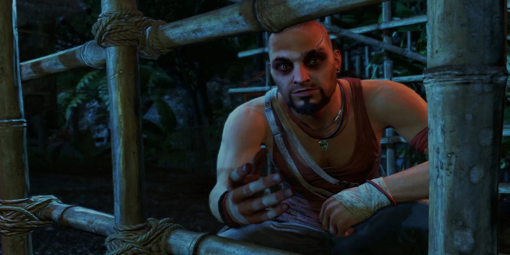 Vaas Montenegro, nhân vật phản diện biểu tượng của Far Cry 3, tựa game có yếu tố lén lút đặc sắc