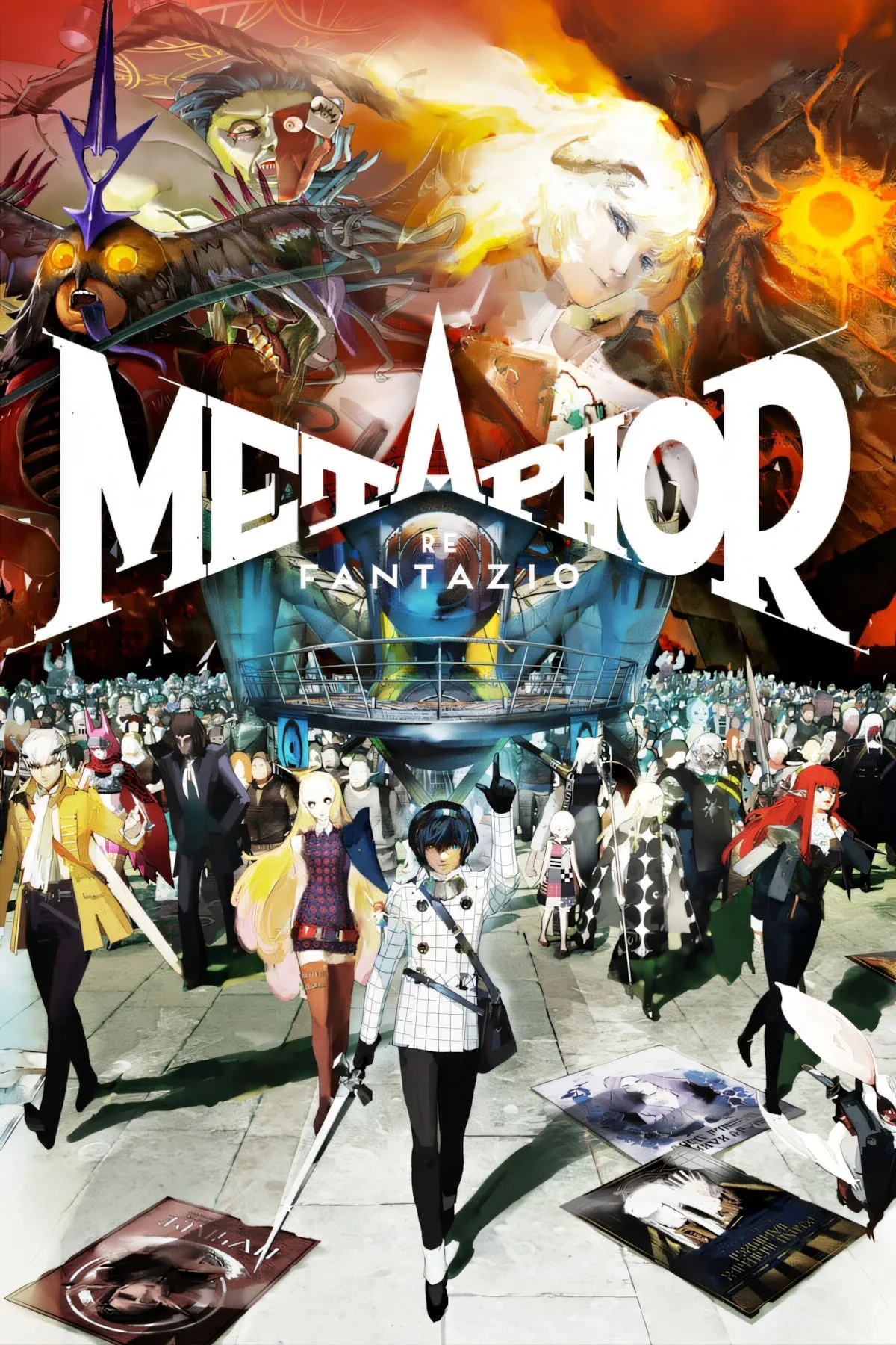 Ảnh bìa chính thức của game Metaphor ReFantazio.