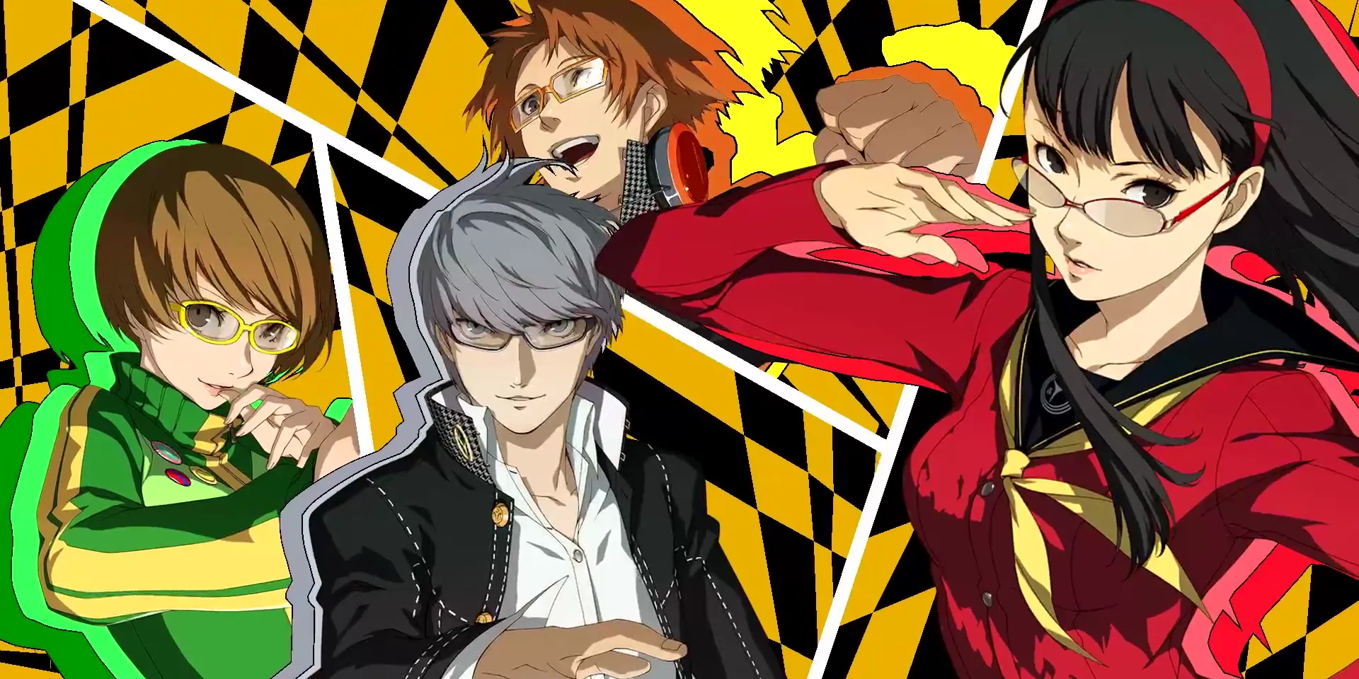 Cảnh gameplay hoặc cắt cảnh trong game JRPG Persona 4 Golden