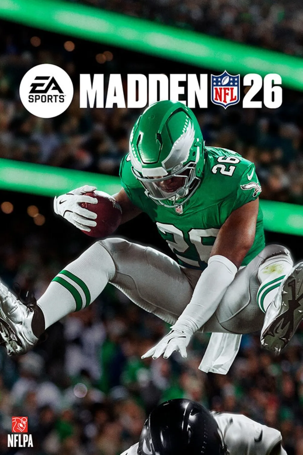 Ảnh bìa game Madden NFL 26 hiển thị cầu thủ
