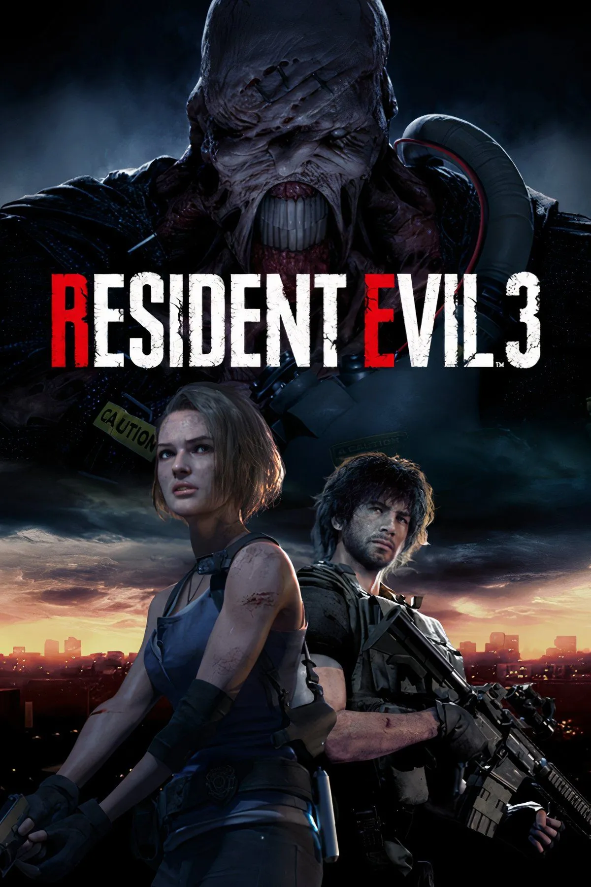 Ảnh bìa game Resident Evil 3 Remake với nhân vật Jill Valentine