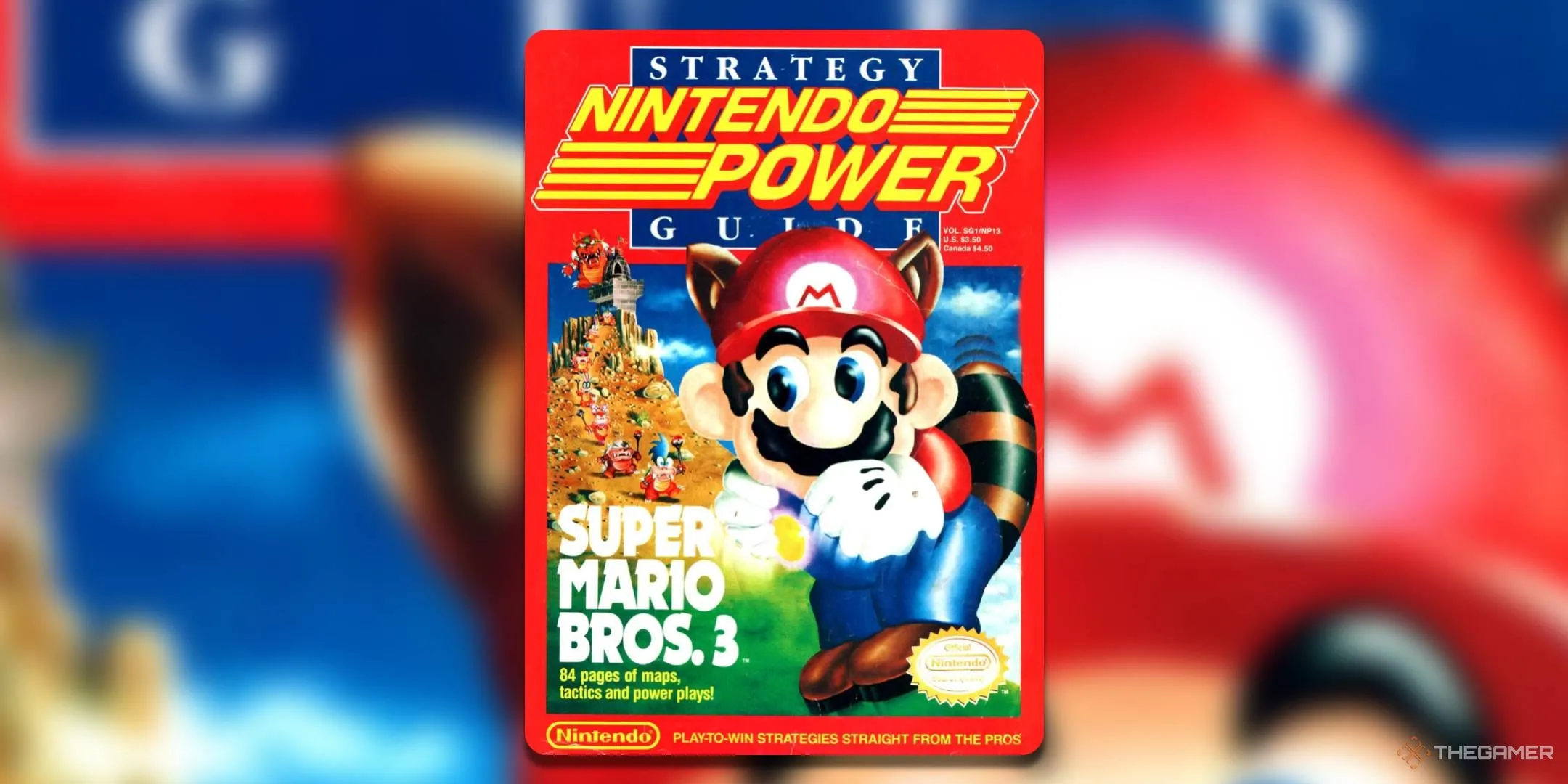 Bìa Nintendo Power số 13 tháng 6 năm 1990, là hướng dẫn chiến thuật đầy đủ cho Super Mario Bros 3