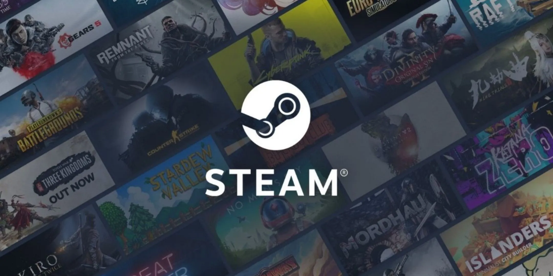 Biểu tượng Steam và hình ảnh các tựa game phổ biến, nền tảng game lớn chịu áp lực về nội dung từ các đơn vị thanh toán.