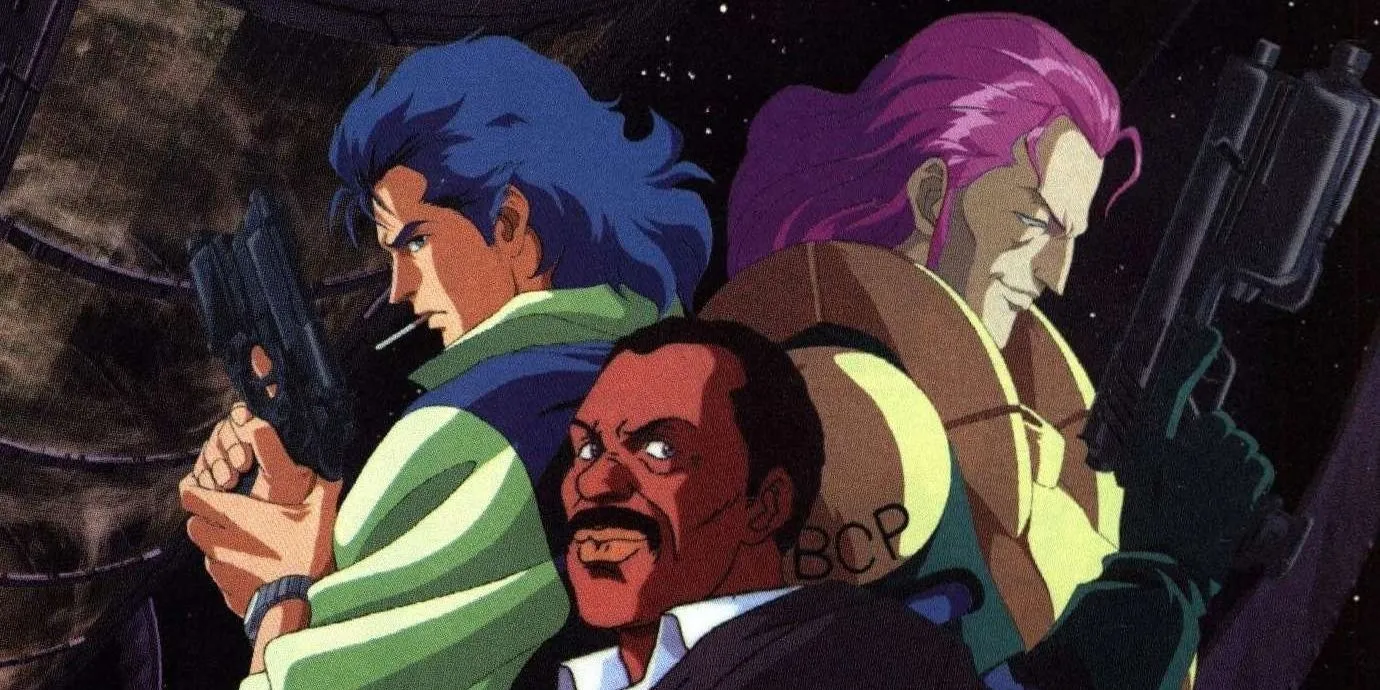 Bộ ba nhân vật chính Jonathan Ingram, Ed Brown và Tony Redwood trong tựa game Policenauts của Hideo Kojima.