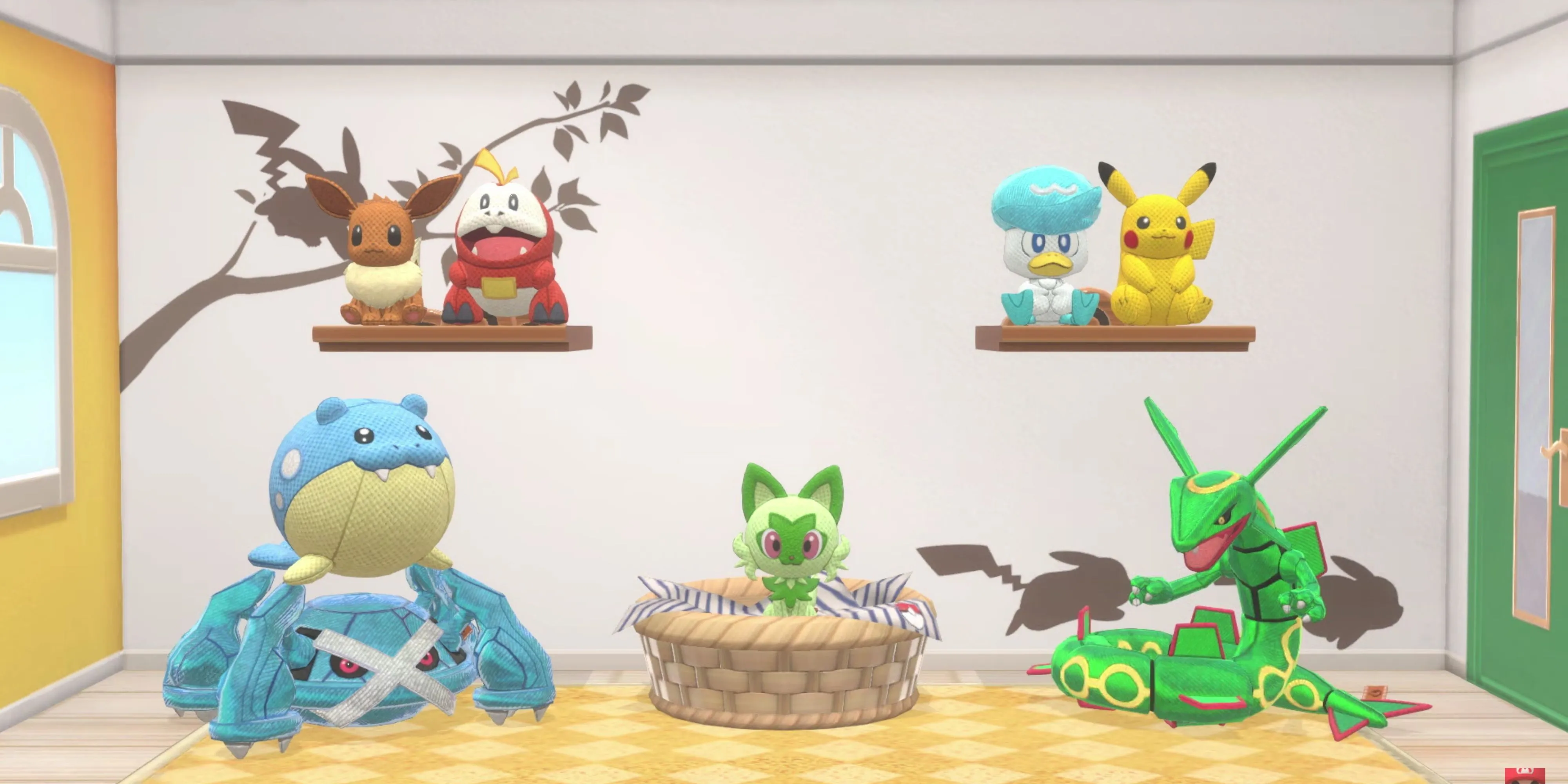 Bộ sưu tập plushie đa dạng trong tựa game Pokemon Friends, minh họa lối chơi thu thập và tùy biến.