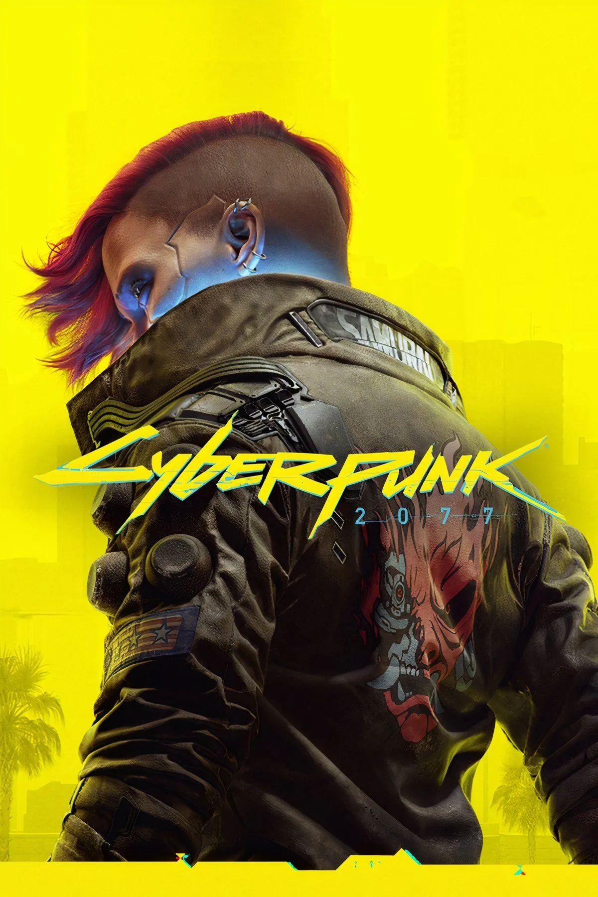 Cảnh quan Night City trong Cyberpunk 2077 với các tòa nhà chọc trời và đường phố đông đúc, thể hiện mật độ kiến trúc đô thị.