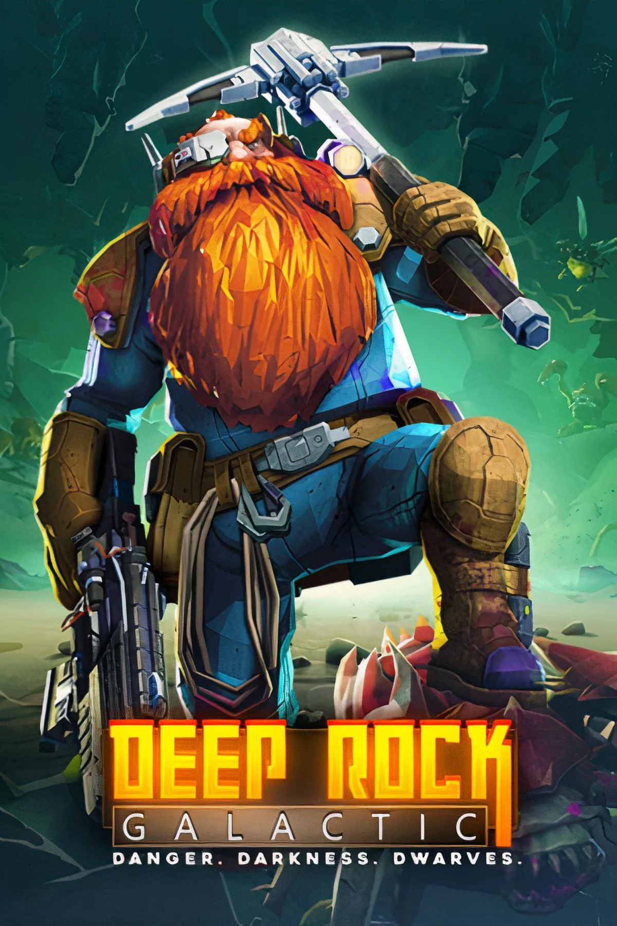 Đội lùn thợ mỏ Deep Rock Galactic chiến đấu trong hang động