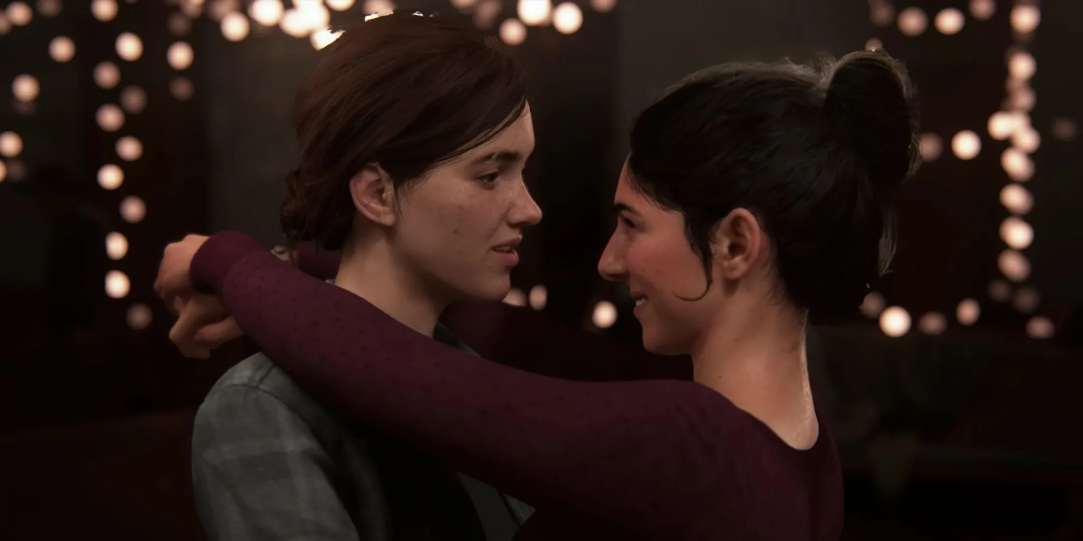 Ellie và Dina trong The Last of Us Part 2