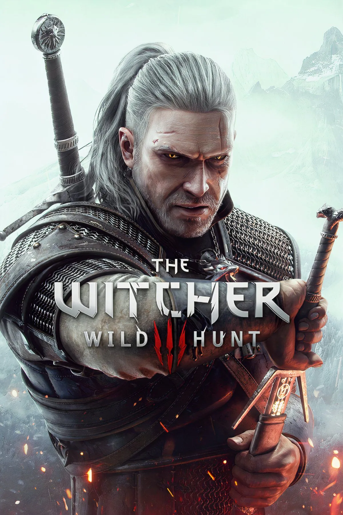 Geralt đang khám phá một cánh đồng rộng lớn trong The Witcher 3: Wild Hunt, minh họa môi trường mở đầy chi tiết.