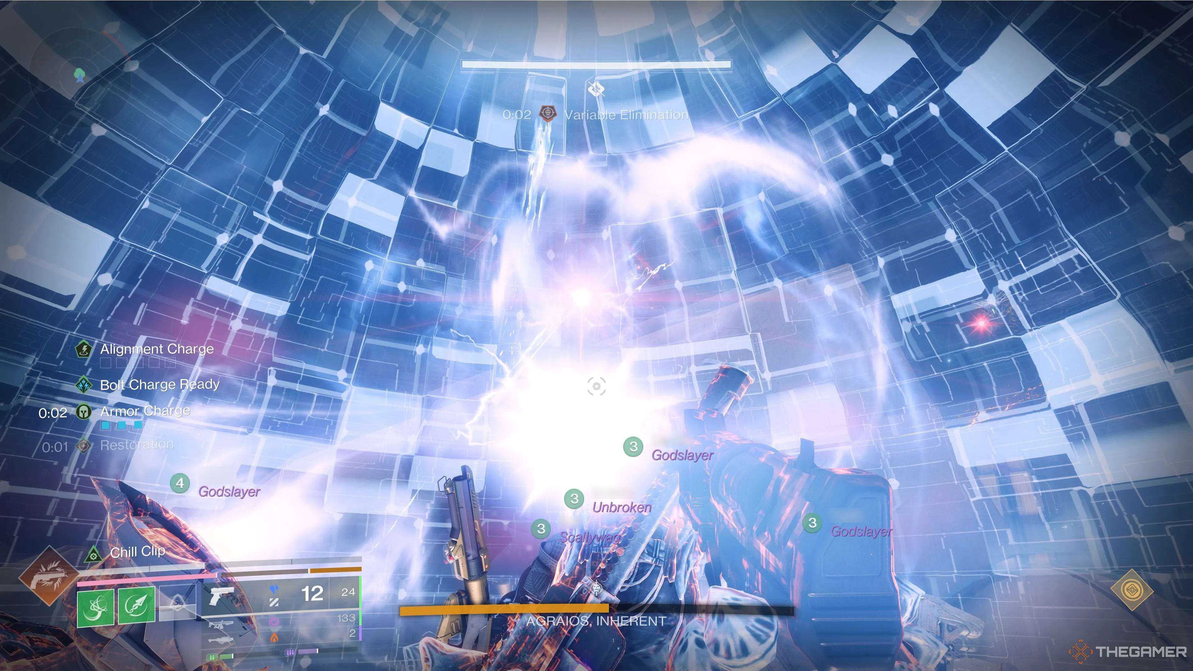 Giai đoạn DPS boss Agraios trong Destiny 2 Desert Perpetual raid