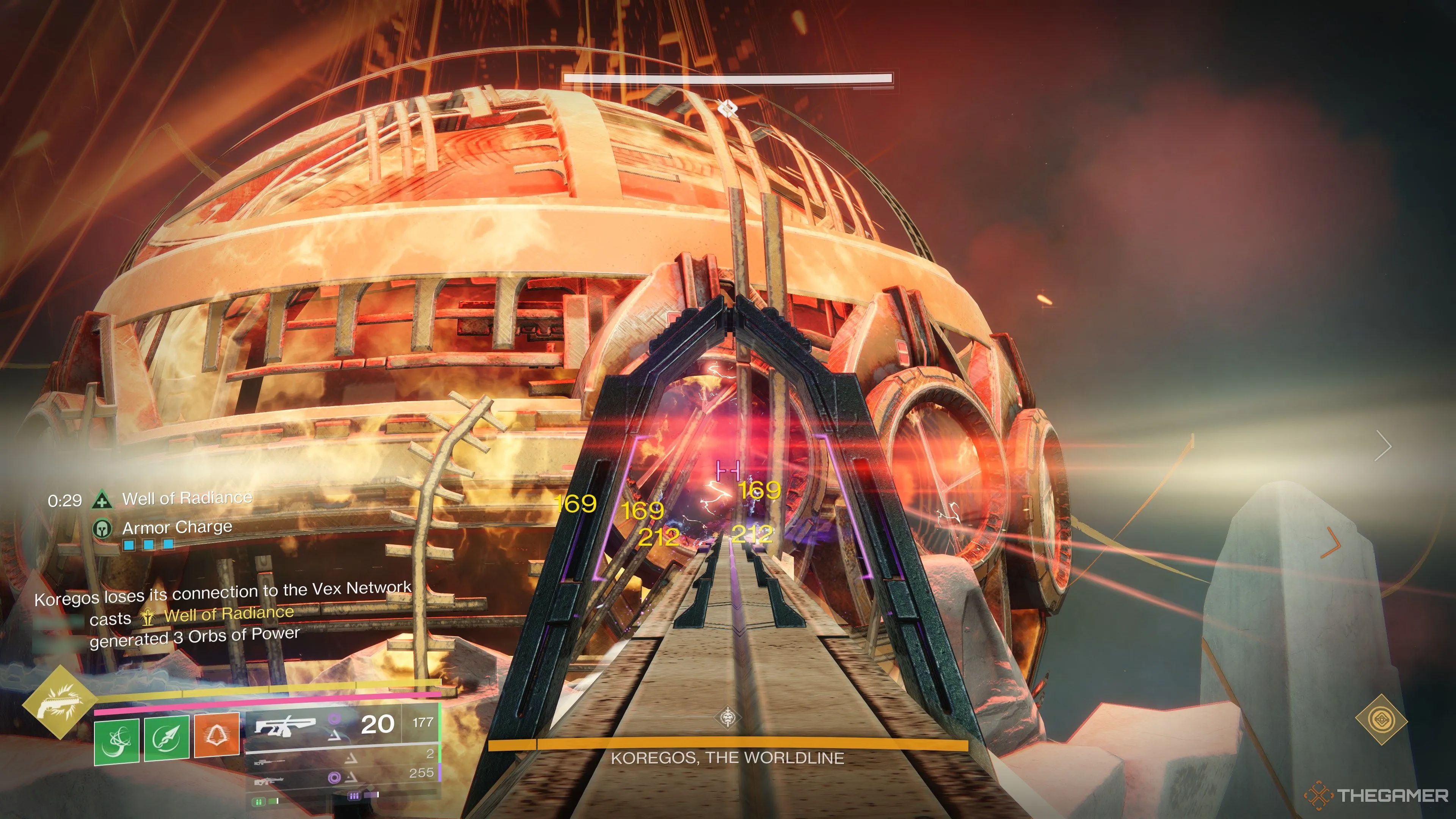 Giai đoạn DPS của boss cuối Koregos trong Destiny 2 Desert Perpetual raid