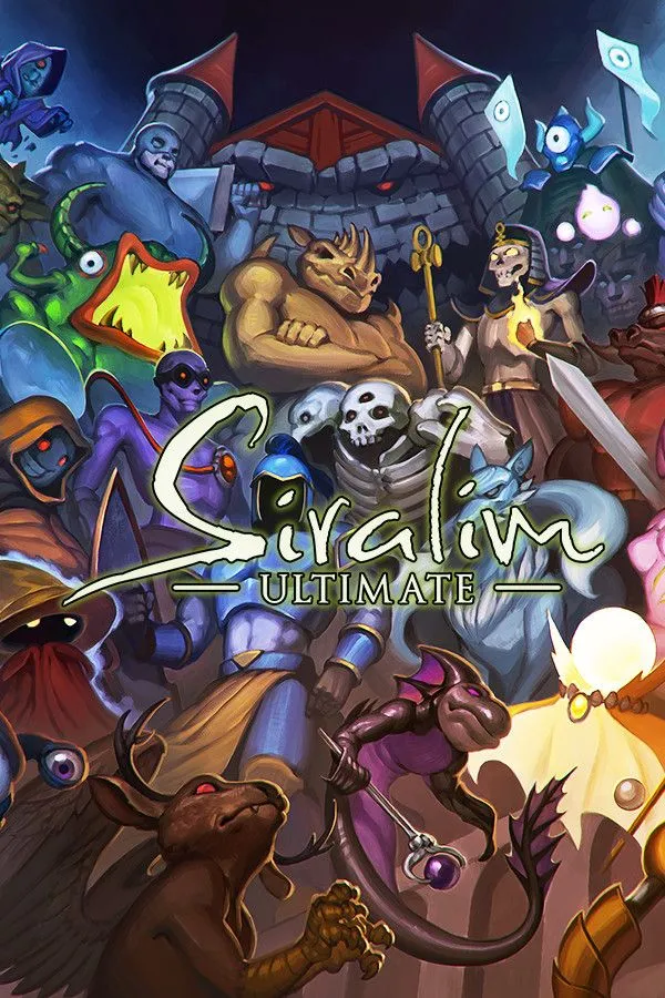 Giao diện chiến đấu và các quái vật trong Siralim Ultimate - RPG chiến thuật thu thập quái
