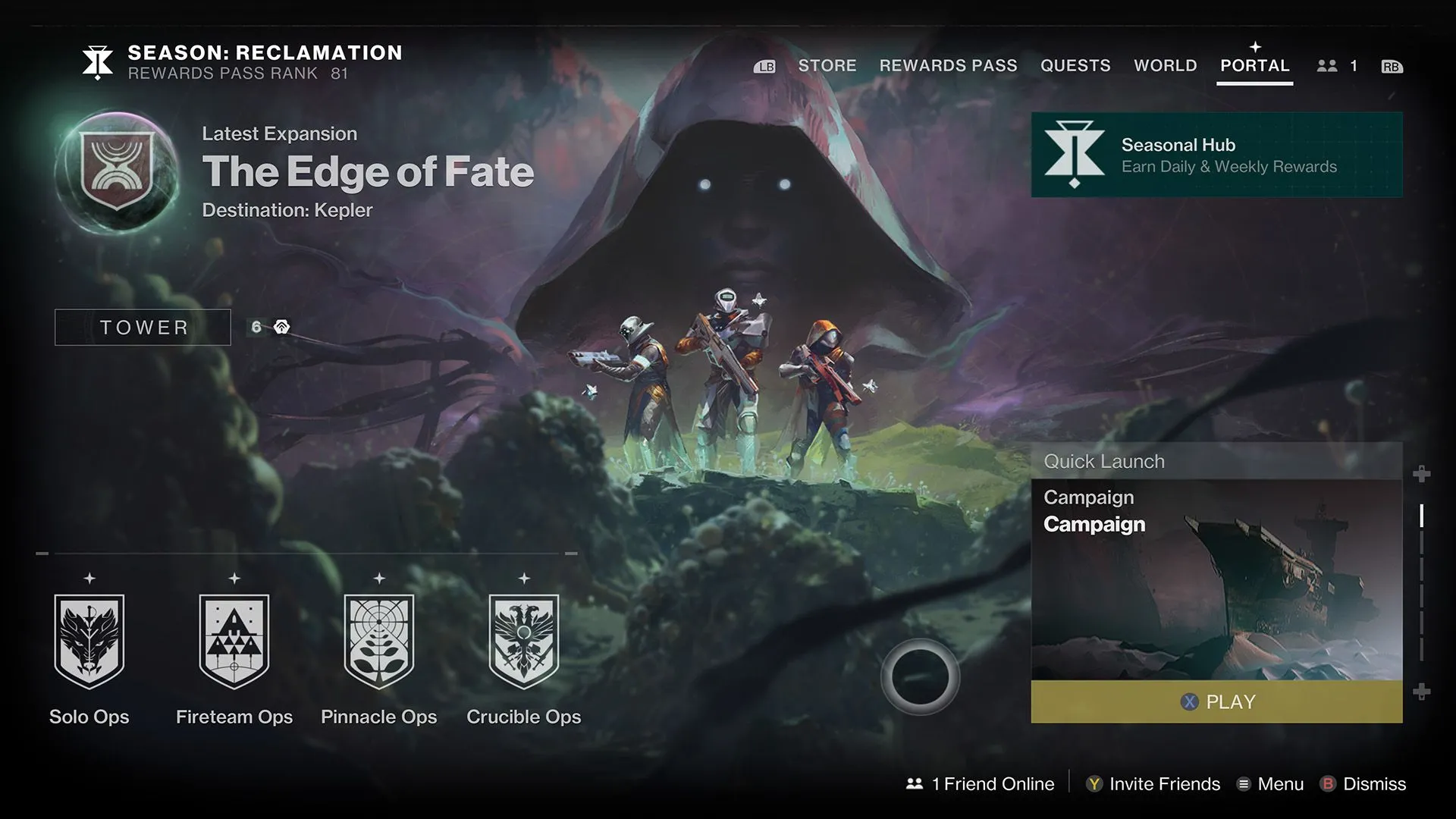 Giao diện cổng dịch chuyển mới trong Destiny 2 Edge of Fate