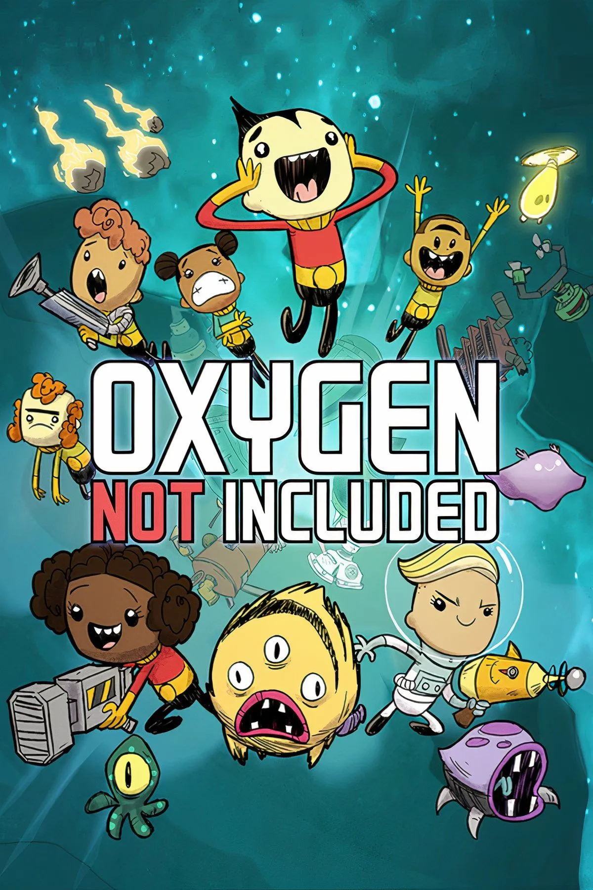 Giao diện quản lý căn cứ và các thuộc địa trong Oxygen Not Included - Game mô phỏng sinh tồn phức tạp