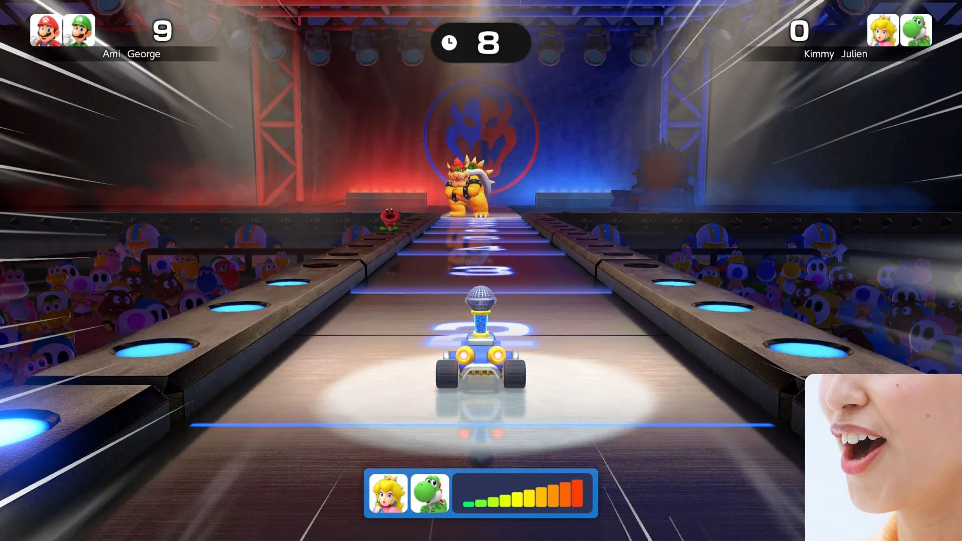 Giao diện Super Mario Party Jamboree TV với các minigame mới trên Switch 2