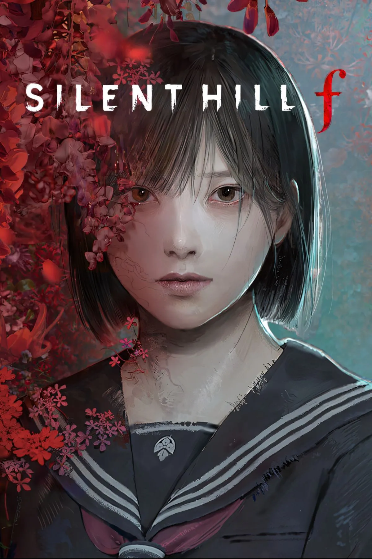 Hình ảnh bìa chính thức của Silent Hill f, hé lộ phong cách kinh dị mới của game.