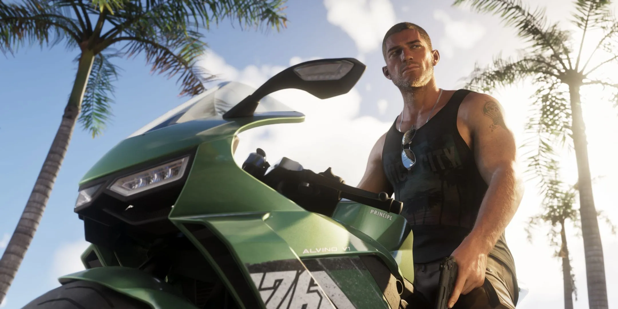 Jason Duval cưỡi mô tô trong Grand Theft Auto 6, biểu tượng cho chi phí game tăng cao và những tin đồn giá GTA 6.