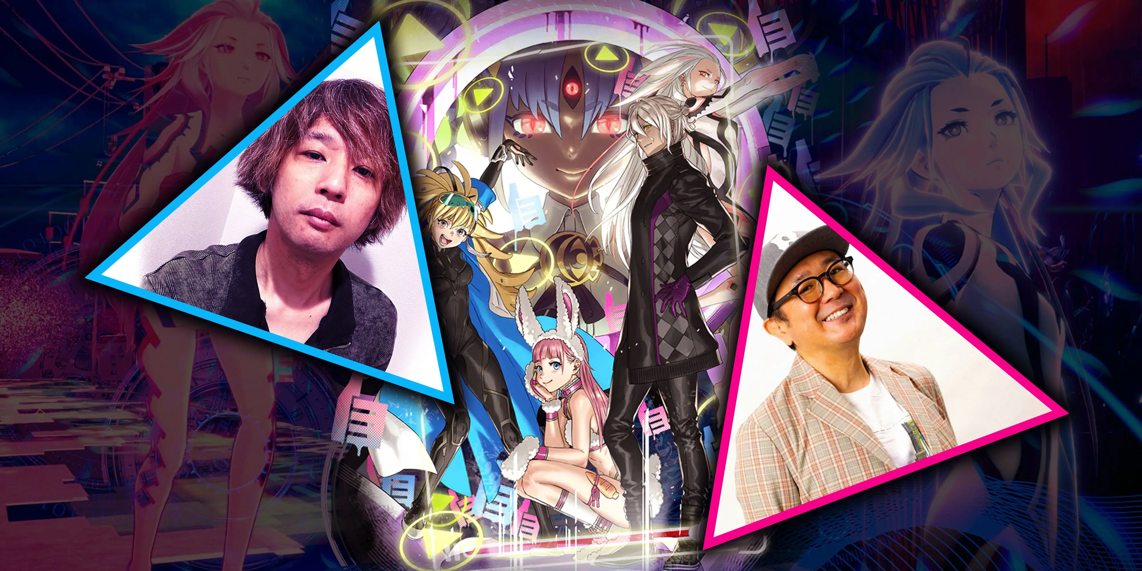 Logo game AI The Somnium Files với biểu tượng con mắt lớn, đại diện cho bí ẩn trong No Sleep for Kaname Date.