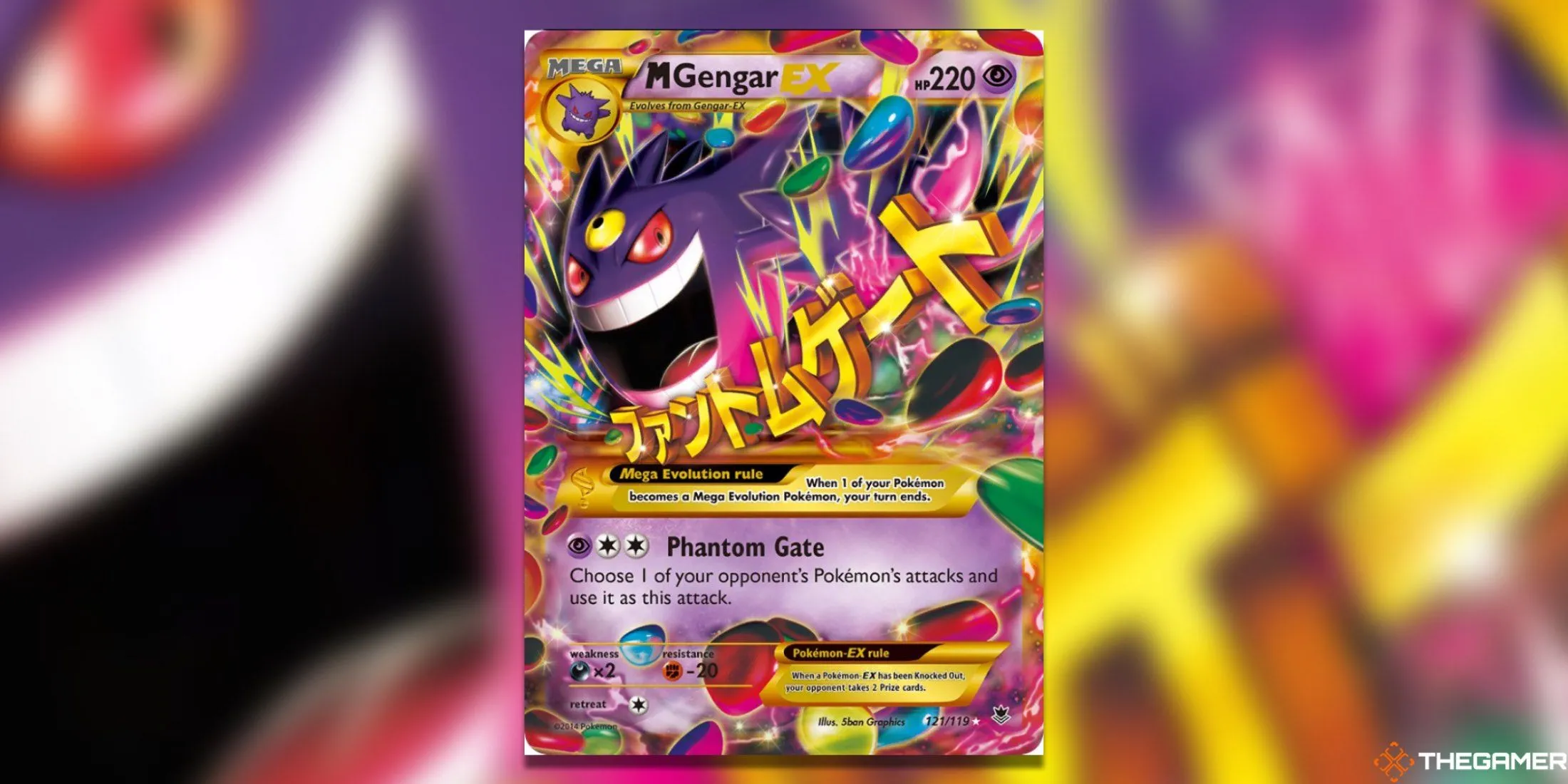 Mega Gengar trong Phantom Forces của Pokemon TCG.