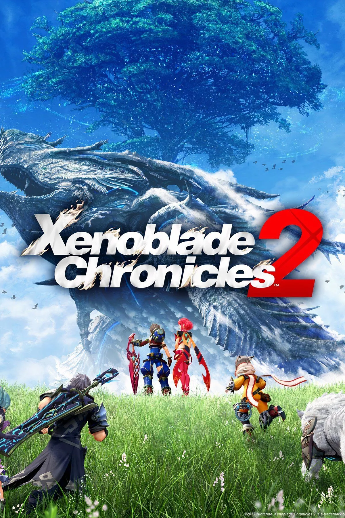 Nhân vật Rex và Blade Pyra trong Xenoblade Chronicles 2, tựa JRPG giả tưởng trên Nintendo Switch