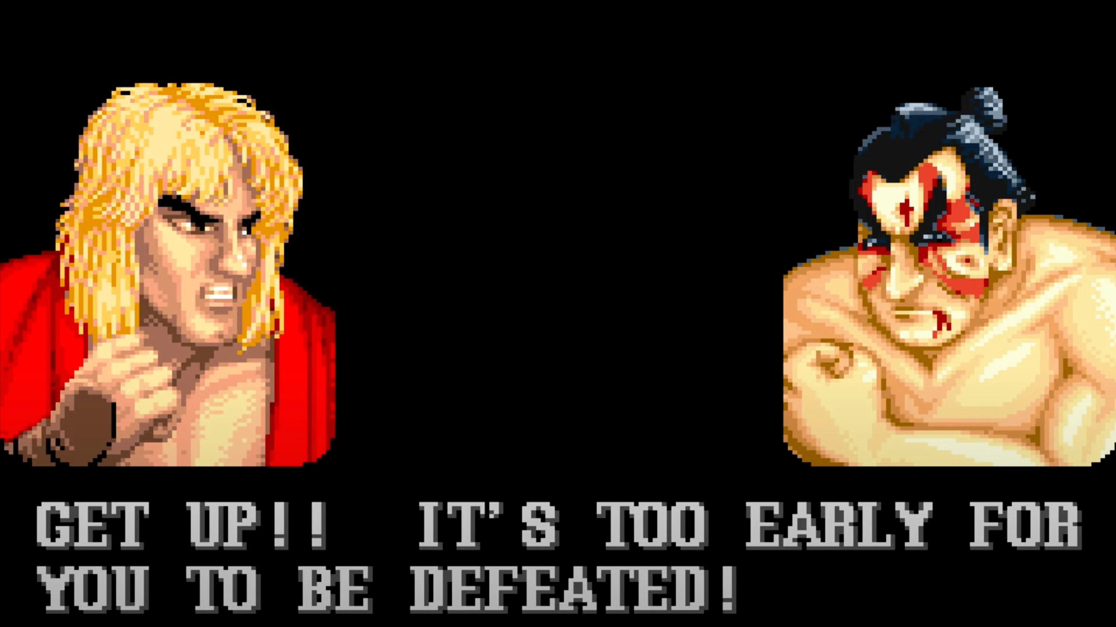 Nhân vật Ryu tung đòn Hadoken trong Street Fighter II, kỹ năng đặc trưng