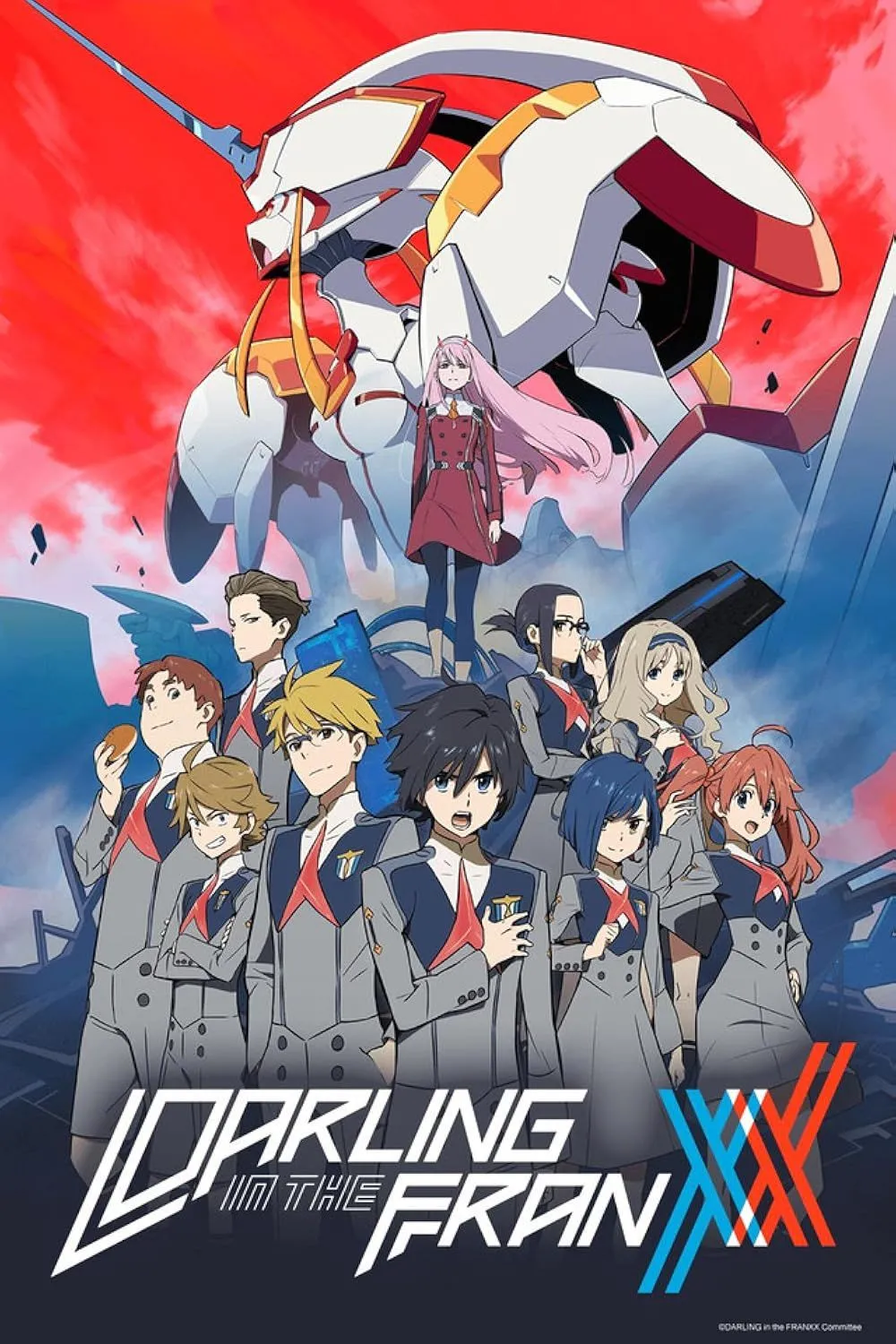 Poster của series anime Darling in the Franxx