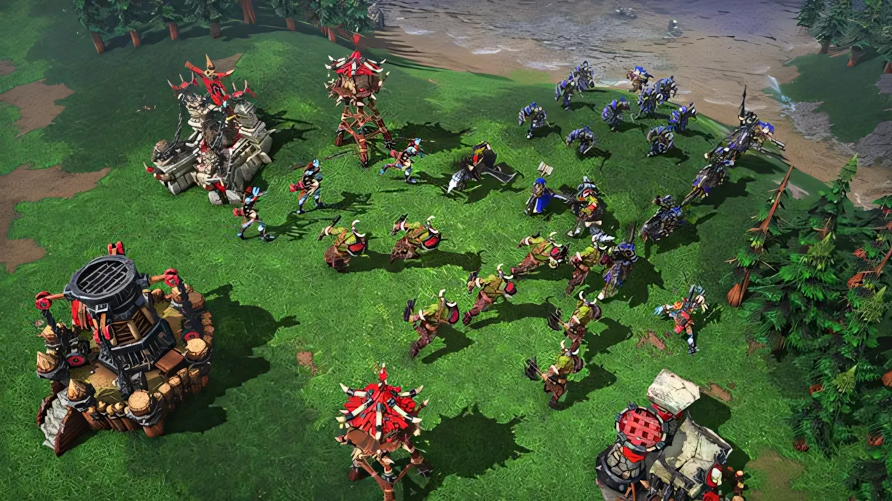 Quân đội Night Elves trong Warcraft 3 Reforged với mô hình 3D mới