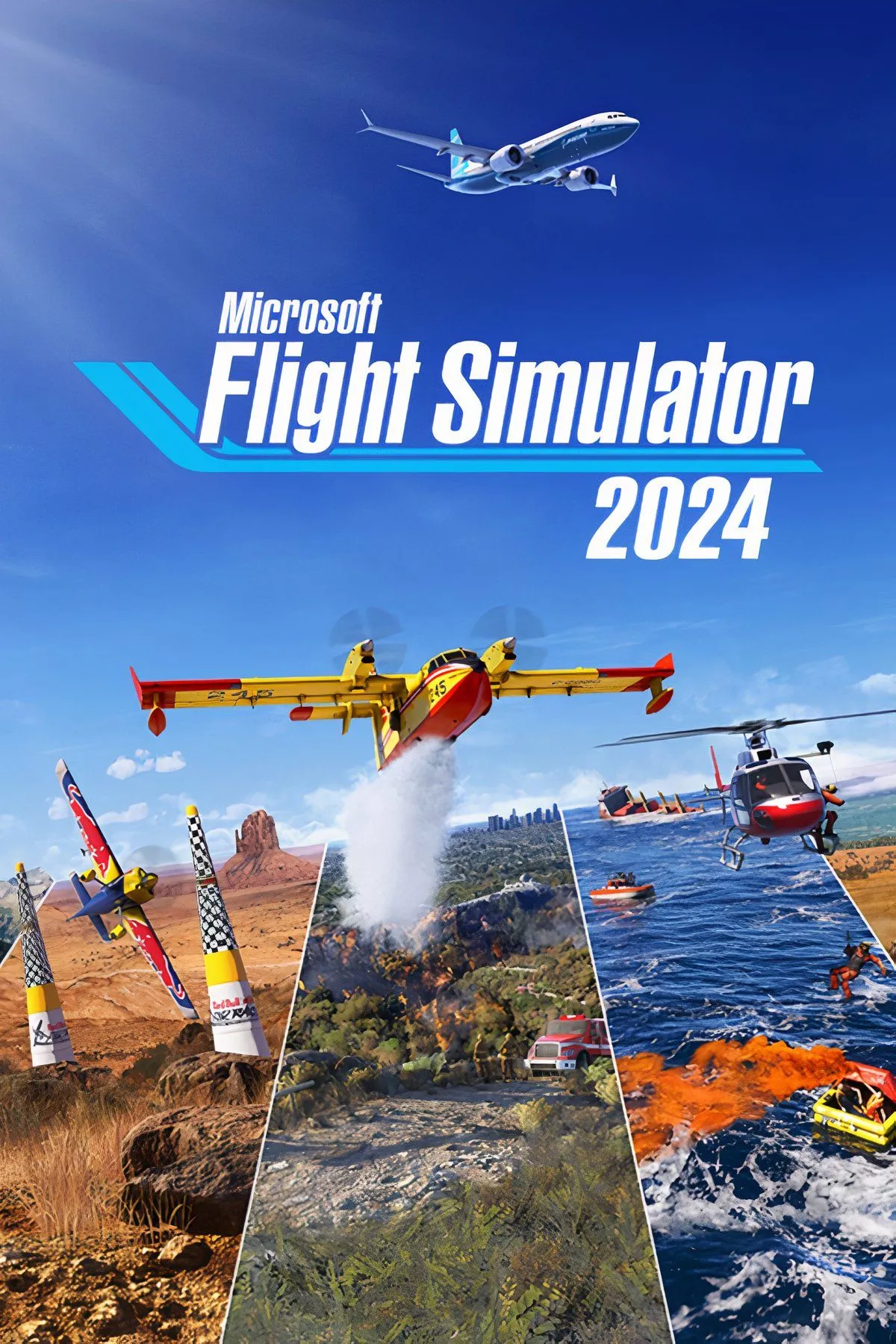 Quang cảnh thành phố New York trong Microsoft Flight Simulator, minh họa khả năng mô phỏng toàn cầu của tựa game.