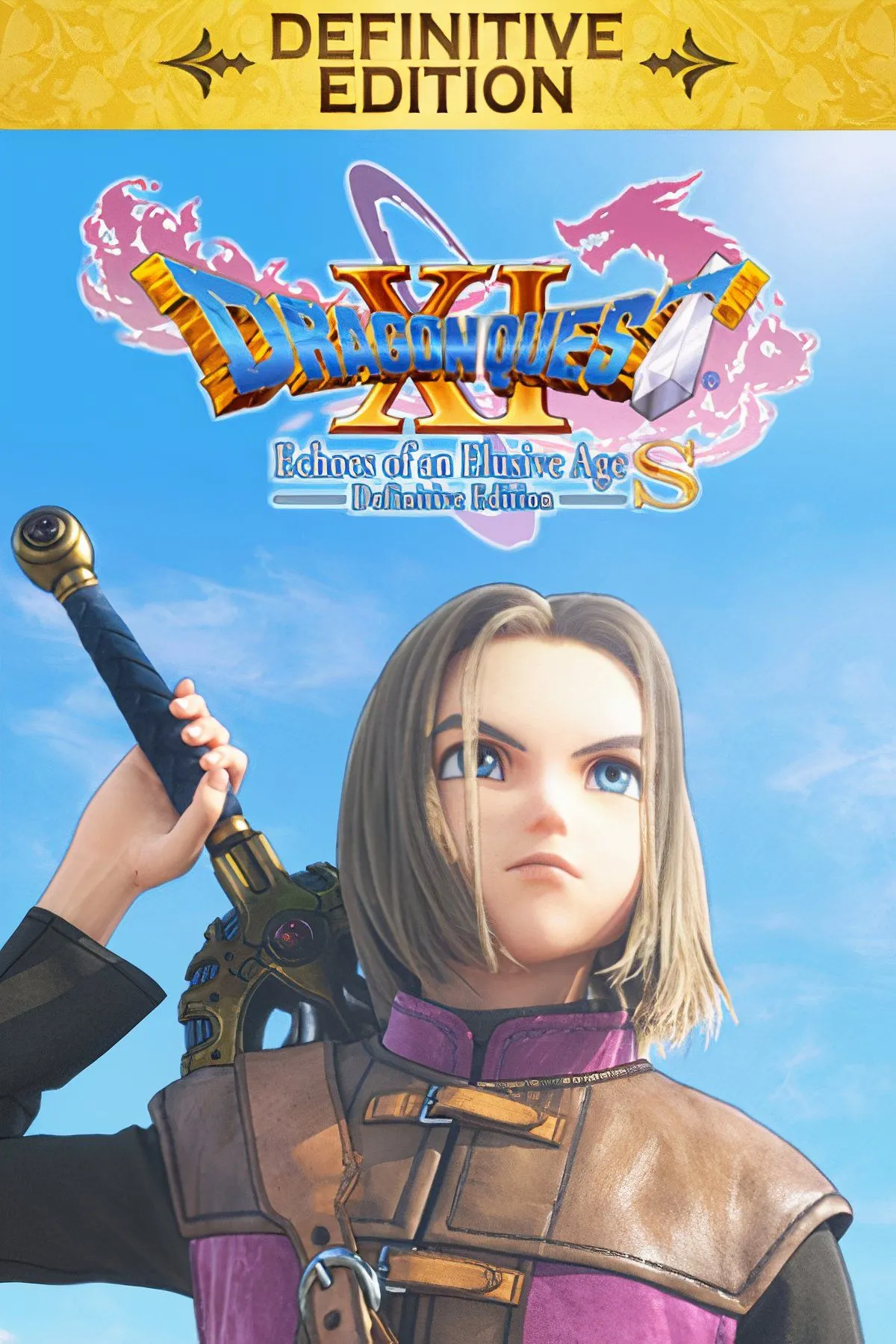 Rab, nhân vật pháp sư cao tuổi trong Dragon Quest XI, với trang phục đặc trưng