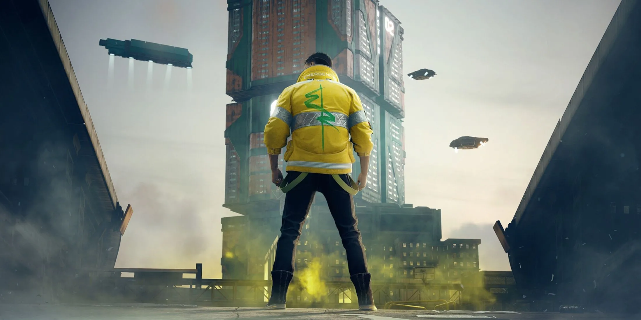 Thành phố Night City rộng lớn và u ám trong Cyberpunk 2077