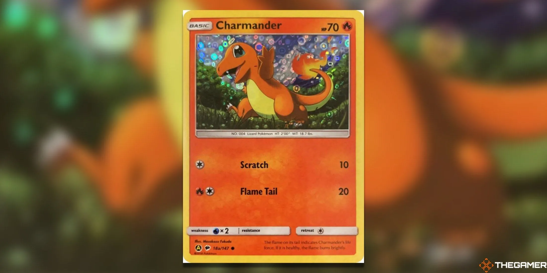 Thẻ bài Pokemon TCG Charmander 18a/147 bản promo General Mills