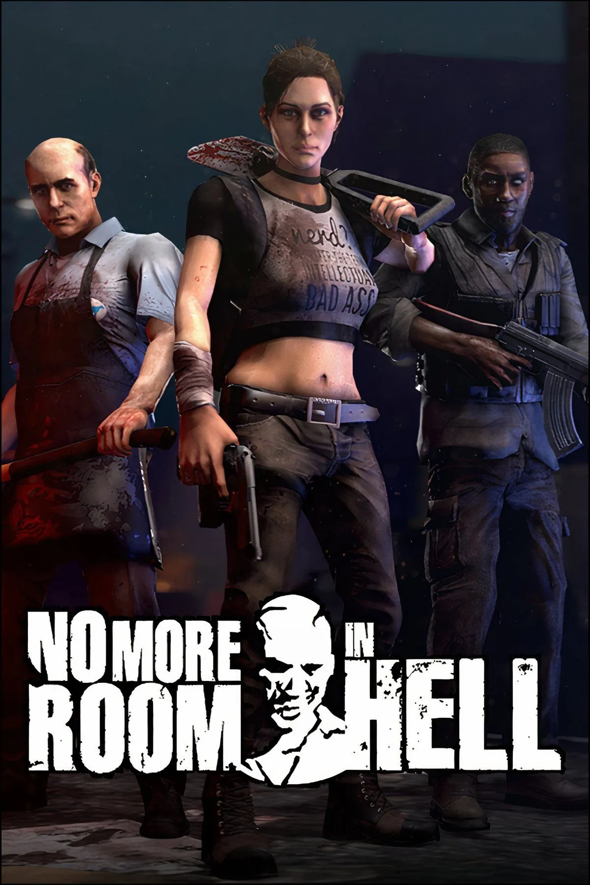 Tổng hợp cảnh gameplay sinh tồn và các zombie trong No More Room In Hell, tựa game bắn súng kinh dị co-op miễn phí.