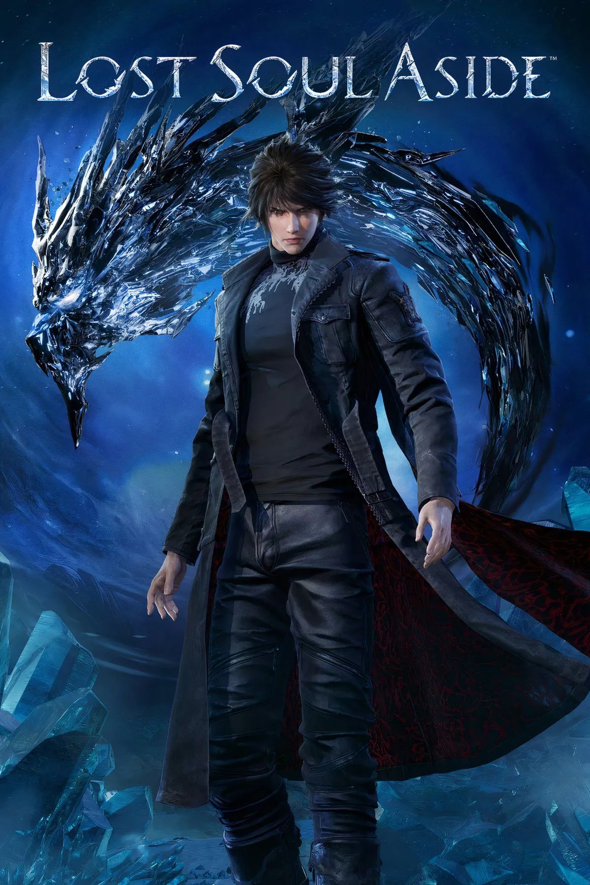 Ảnh bìa tổng hợp của Lost Soul Aside, giới thiệu các nhân vật và thế giới game đầy kịch tính
