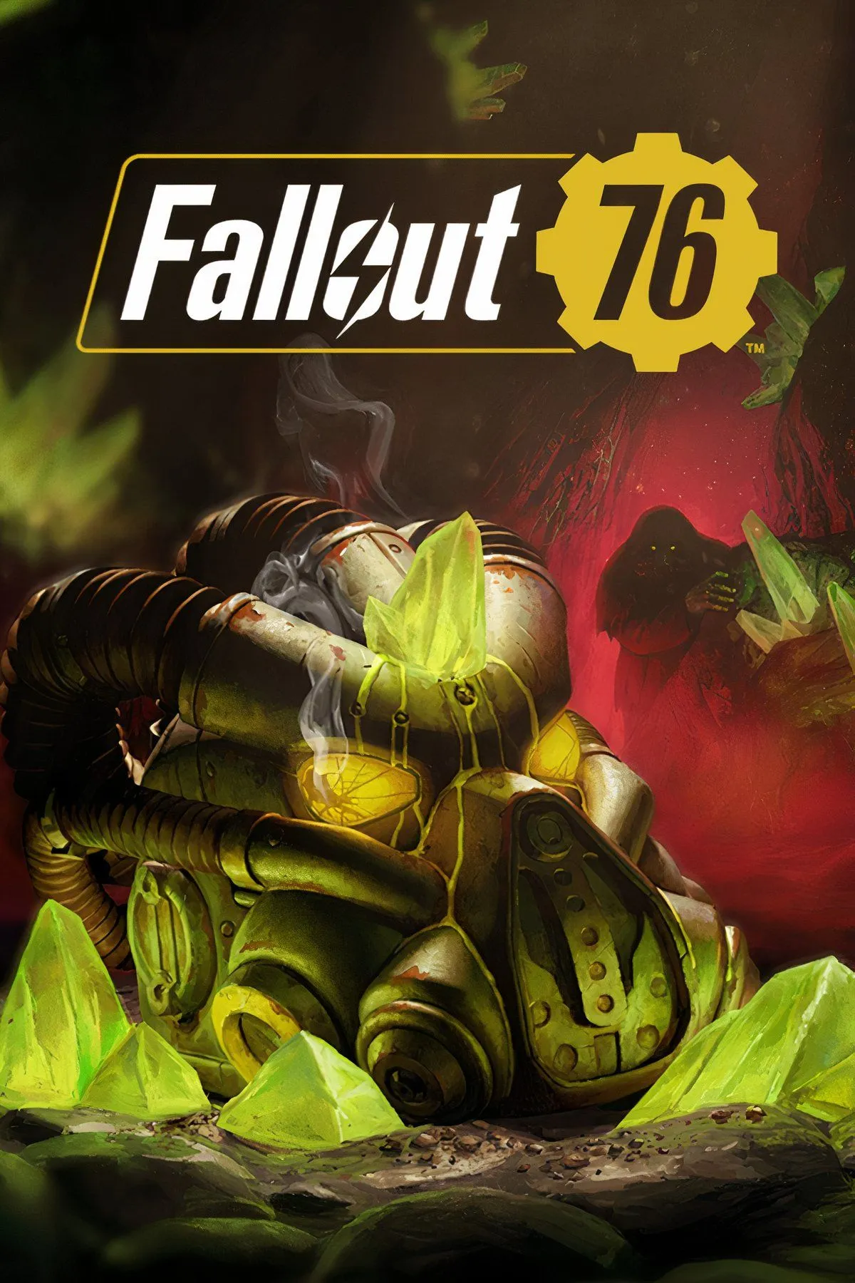 Bìa game Fallout 76, thể hiện thế giới hậu tận thế khắc nghiệt nhưng đầy cuốn hút