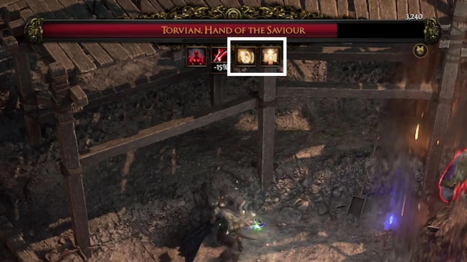 Biểu tượng buff của Torvian trong Path of Exile 2